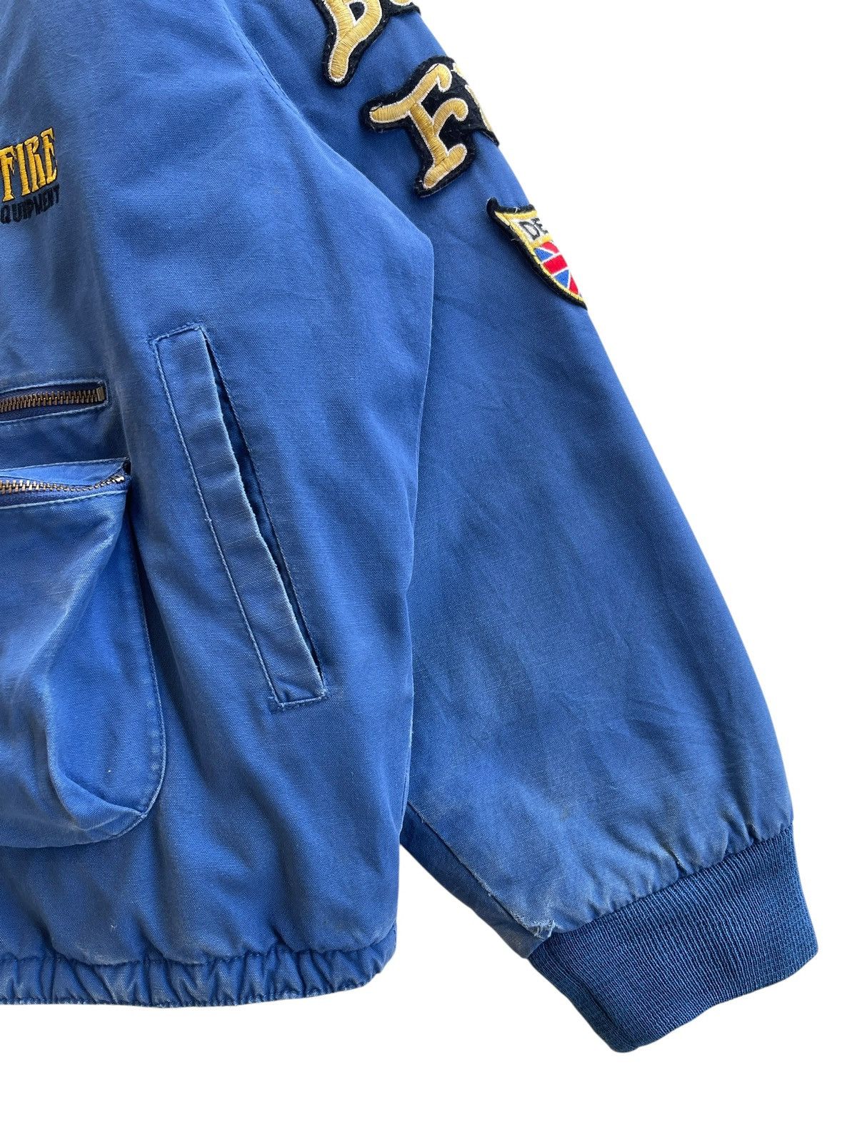 Vintage Backfire Street Racing Project Team Bomber Jacket Size US L / EU 52-54 / 3 - 9 Thumbnail