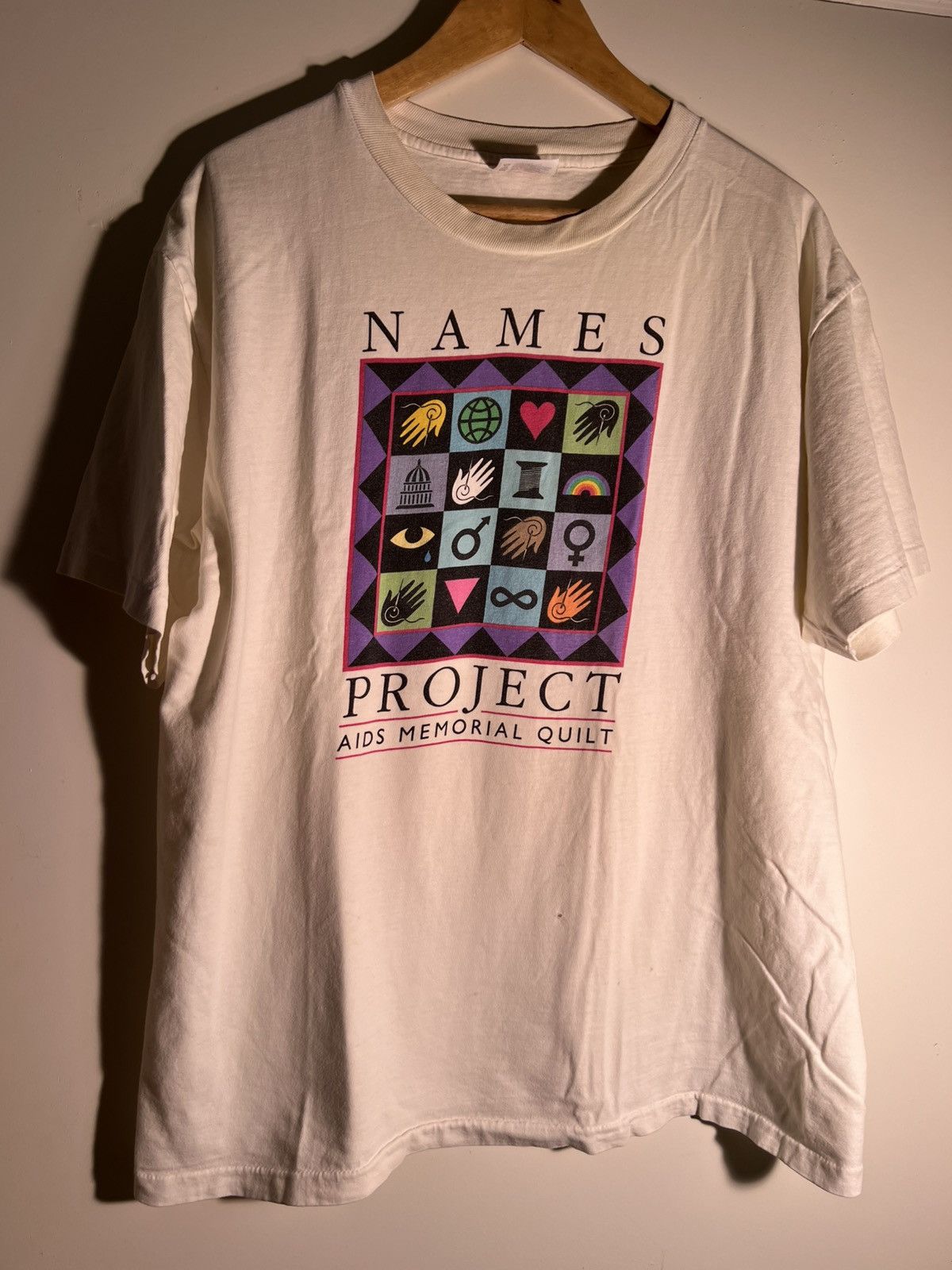 Vintage 90’s 2000’s Y2K VTG Vintage Names Project AIDS Retro T Shirt Size US L / EU 52-54 / 3 - 3 Thumbnail
