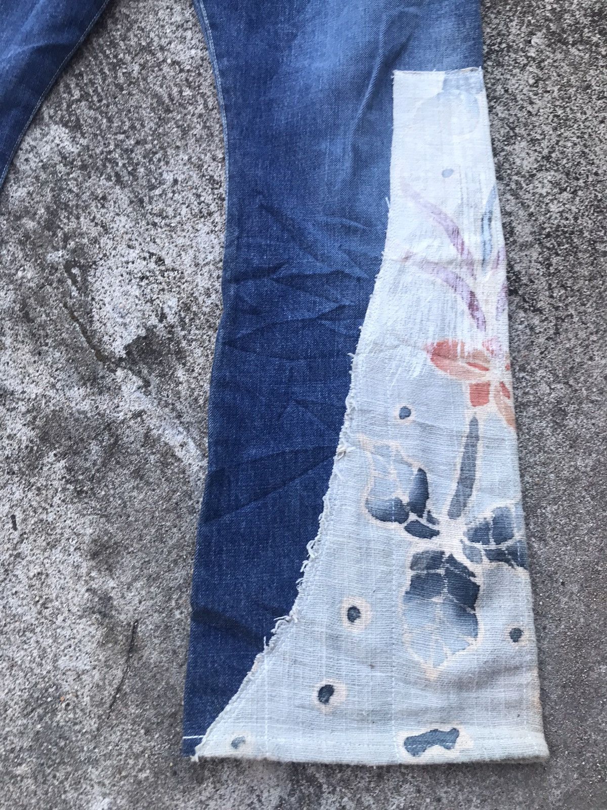 Japanese Brand Japanese Brand Indigo Ku Flare Jeans Size US 31 - 4 Thumbnail