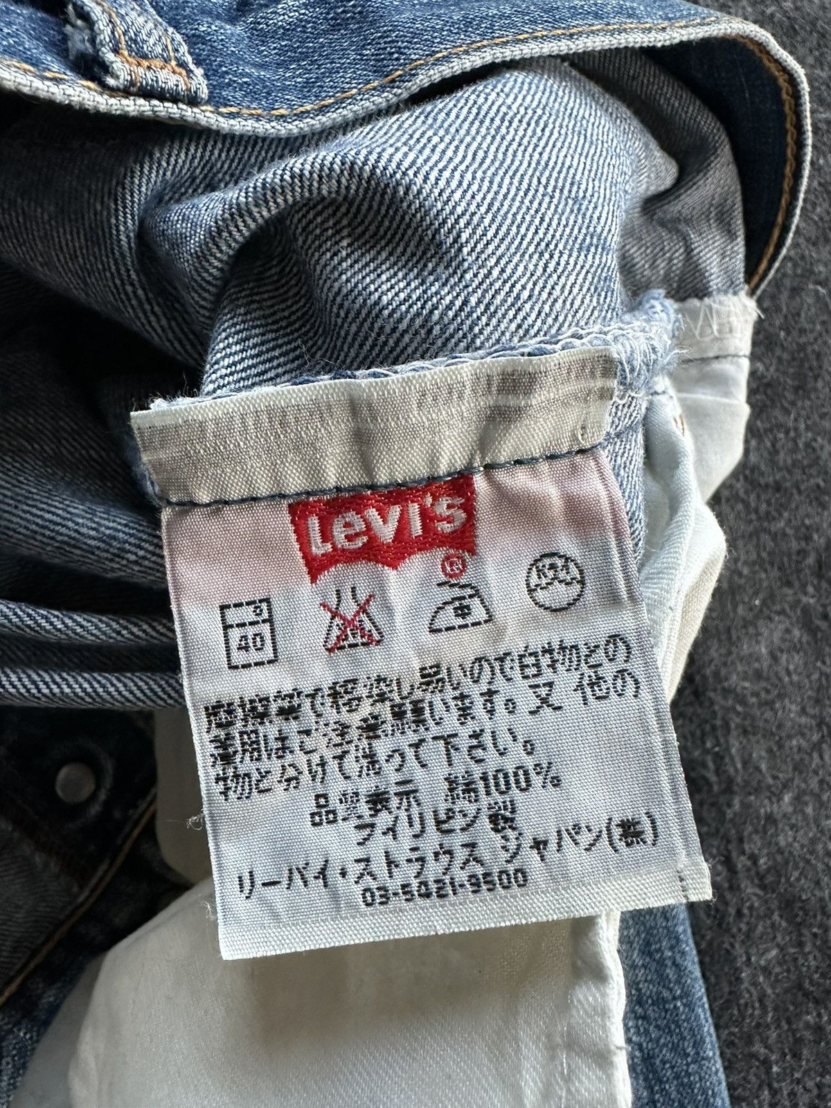 Levi's Levis 501 Distressed Blue Vintage Denim 30x28 D496 Size US 30 / EU 46 - 16 Thumbnail
