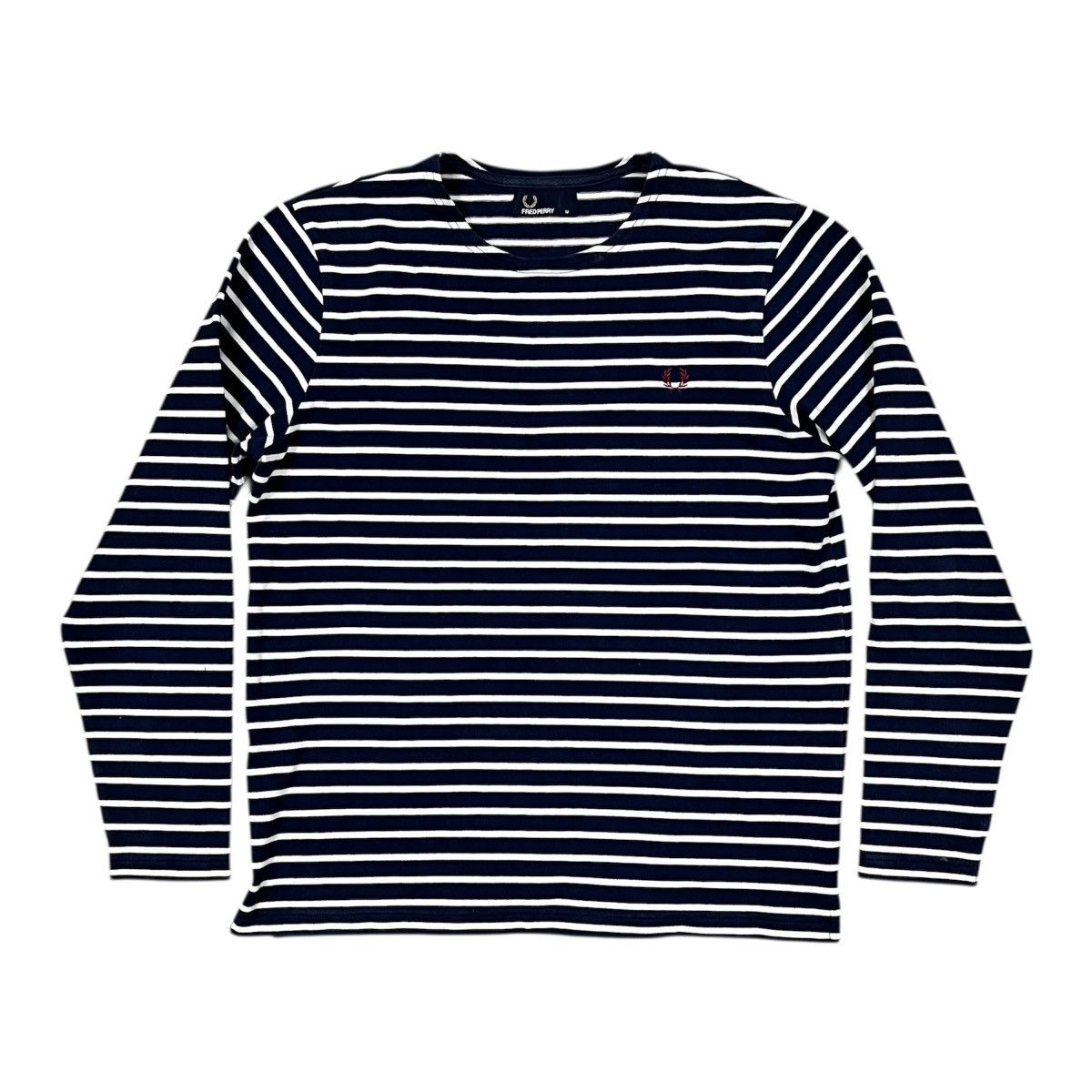 Fred Perry Fred Perry Striped Long Sleeve Tee Navy/White Men’s Size M Size US M / EU 48-50 / 2 - 1 Thumbnail