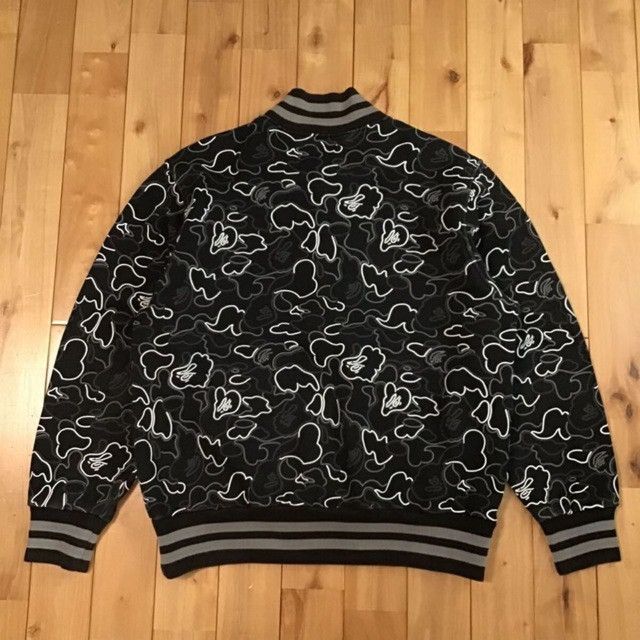 Bape BAPE Neon camo sweat varsity jacket a bathing ape NIGO Size US M / EU 48-50 / 2 - 3 Thumbnail