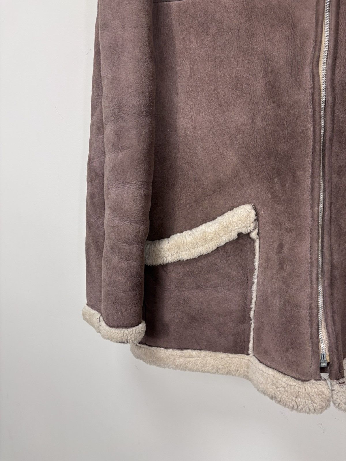 Other Vintage Californian Spring Lamb Leather Sheepskin Jacket Size M / US 6-8 / IT 42-44 - 5 Thumbnail