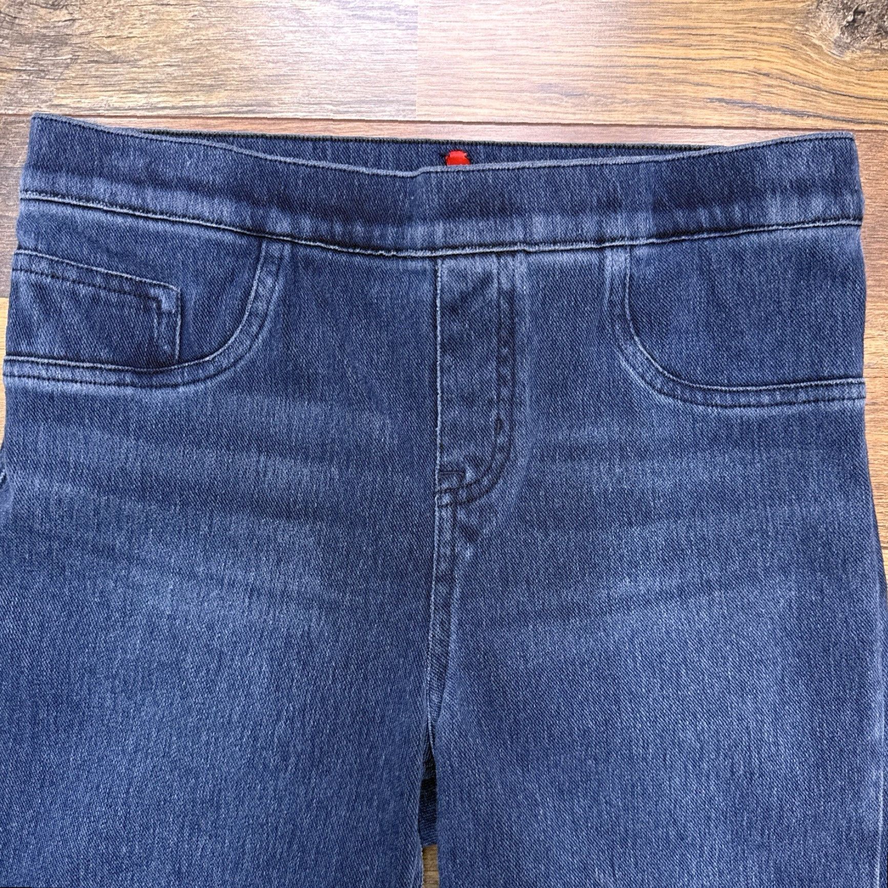 Spanx Spanx Jeanish Ankle Legging Womens M Blue Denim 20018t Stretch Modern Travel Casual Logo Cotton Blend Denim Leggings Size 32" / US 10 / IT 46 - 3 Thumbnail