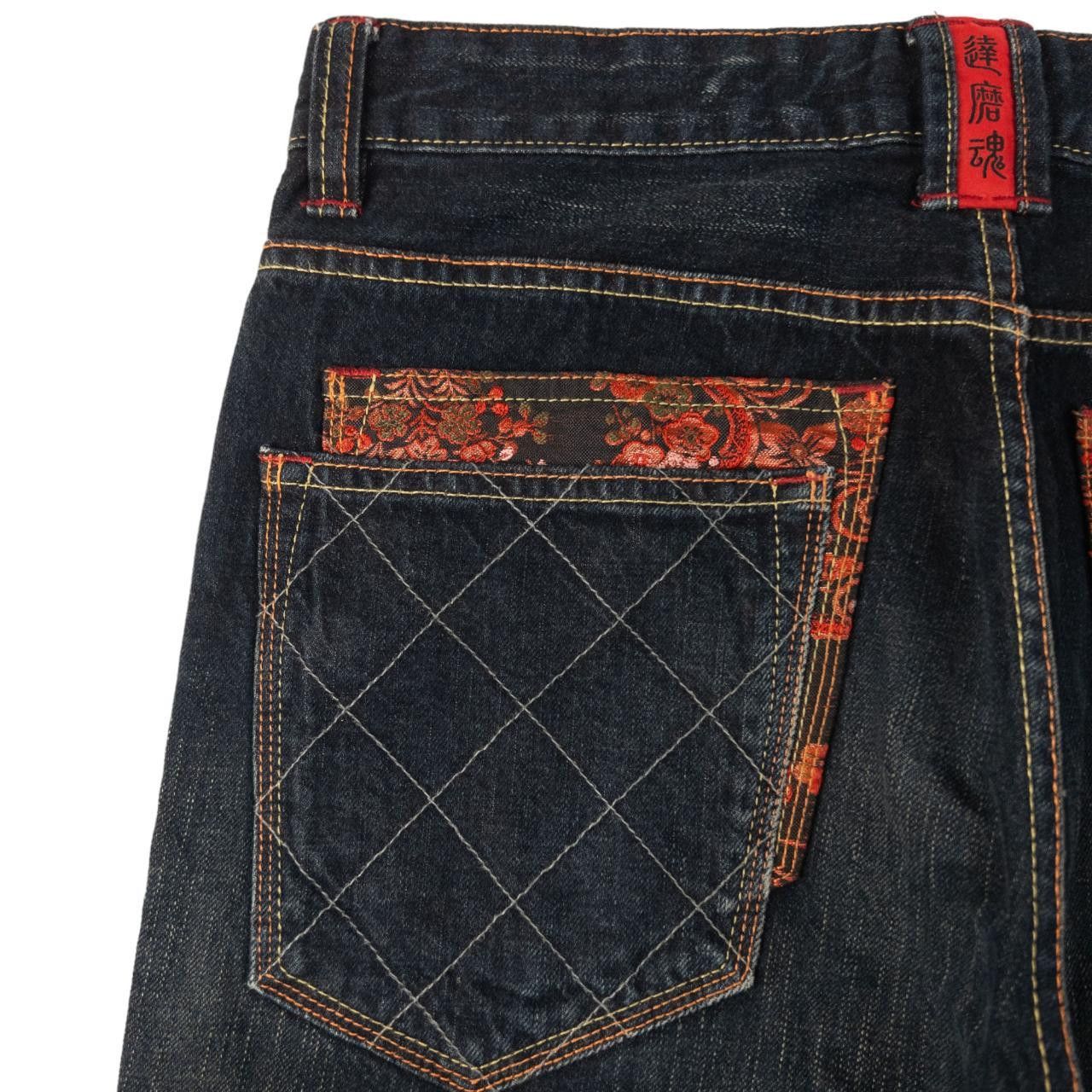 Other Vintage Big Train Embroidered Patch Japanese Denim Jeans W33 Size US 33 - 5 Thumbnail