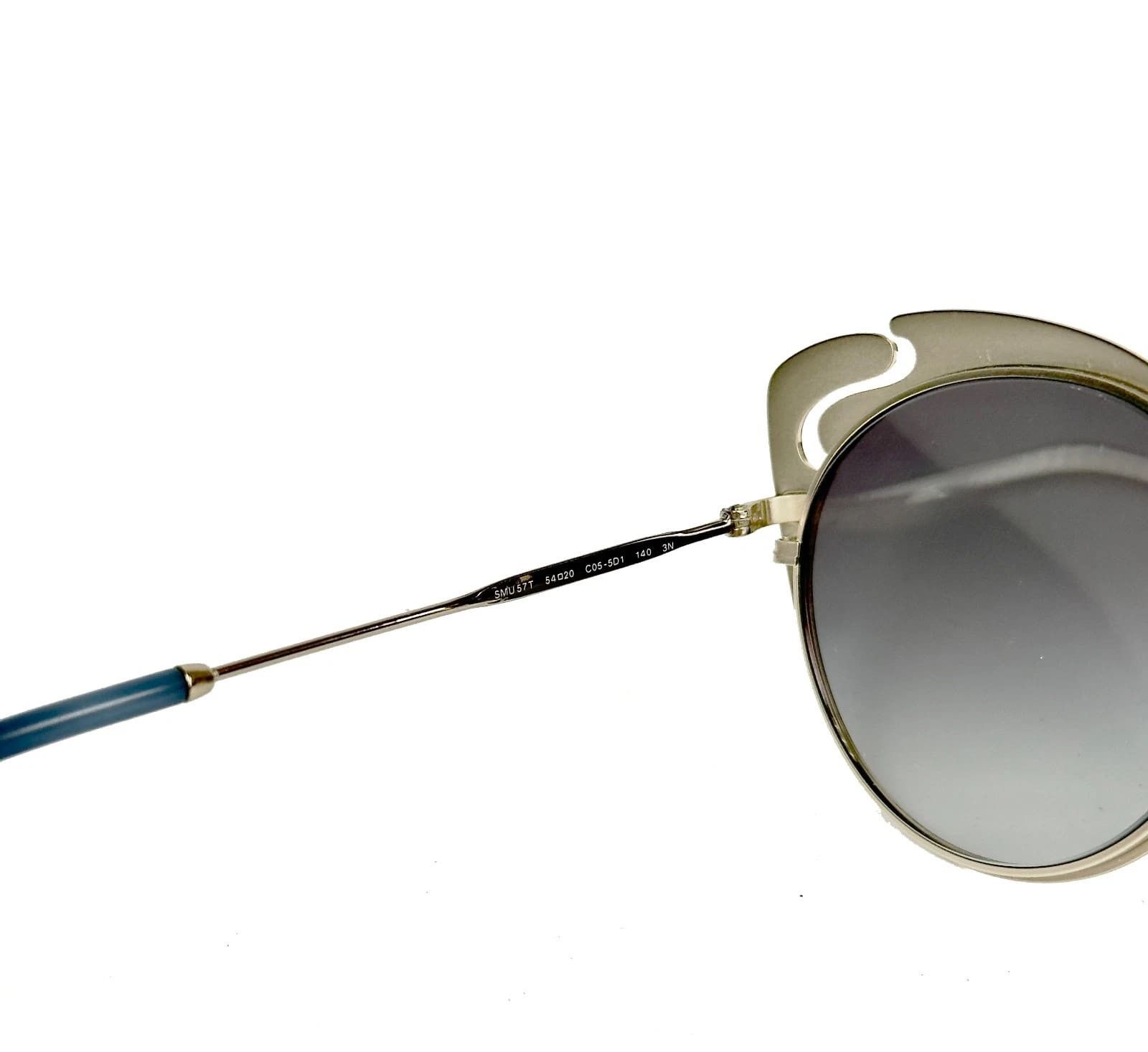 Miu Miu MIU MIU NOIR MU57TS Wave Gold Blue Brown Sunglasses 57T Size ONE SIZE - 2 Thumbnail
