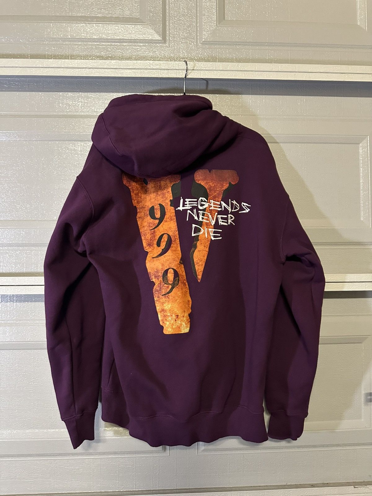 Vlone VLONE x Juice WRLD Hoodie Purple Legends Never Die Grailed