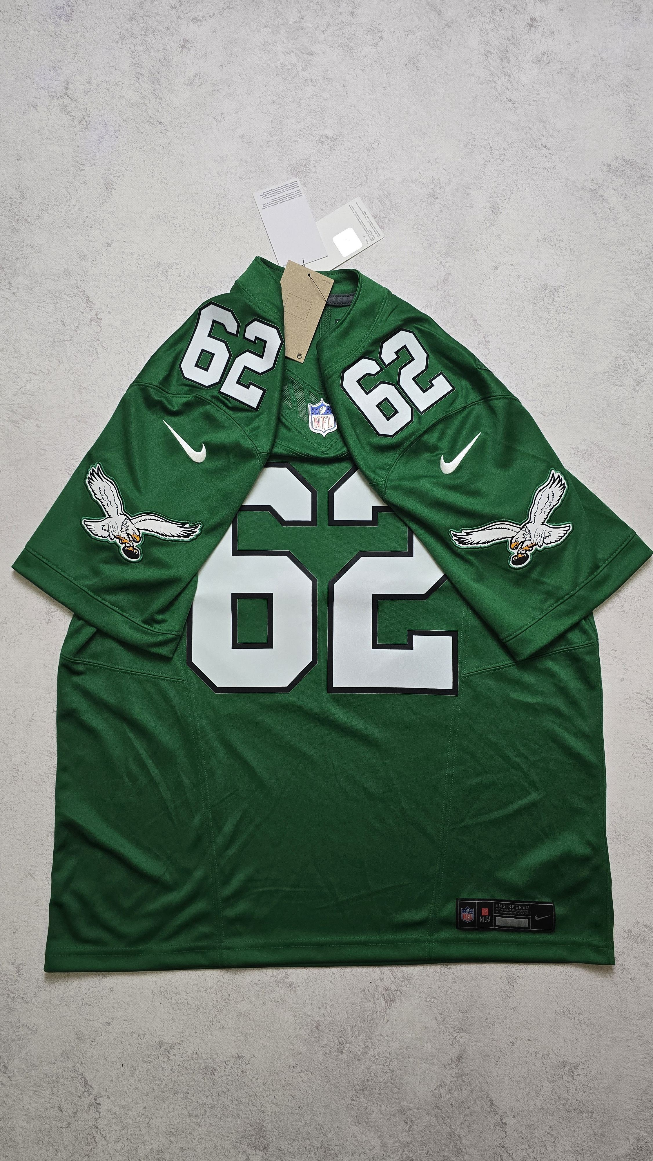 Nike Jason Kelce Philadelphia Eagles FUSE Limited Jersey Kelly Size US L / EU 52-54 / 3 - 2 Thumbnail