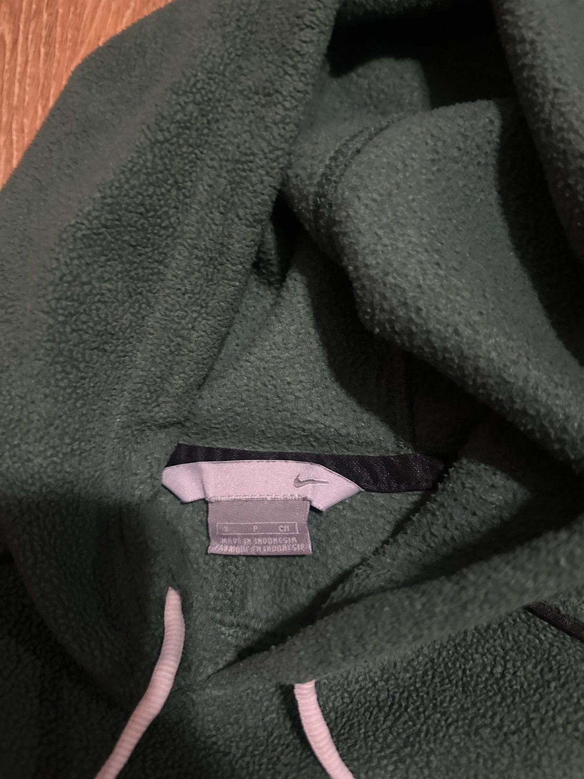 Nike 90s Vintage Nike Fleece Hoodie Rare Size US S / EU 44-46 / 1 - 3 Thumbnail