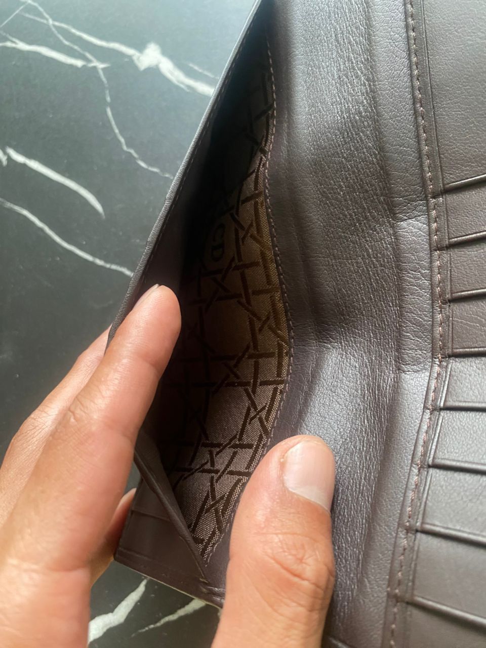Dior Christian Dior Bifold Leather Long Wallet Size ONE SIZE - 4 Thumbnail