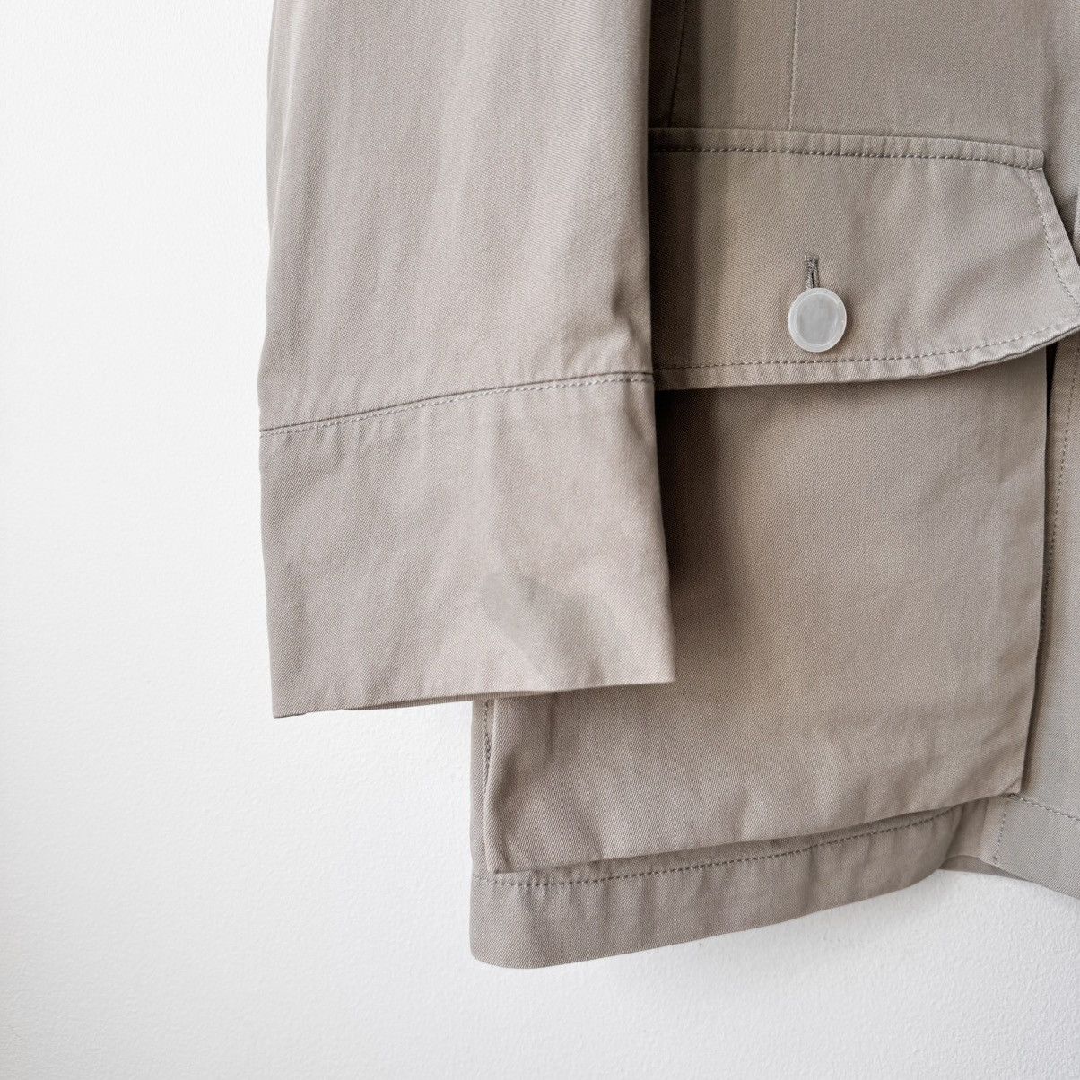 Gucci Gucci By Tom Ford SS2003 Beige Cotton Safari Jacket Size US L / EU 52-54 / 3 - 5 Thumbnail