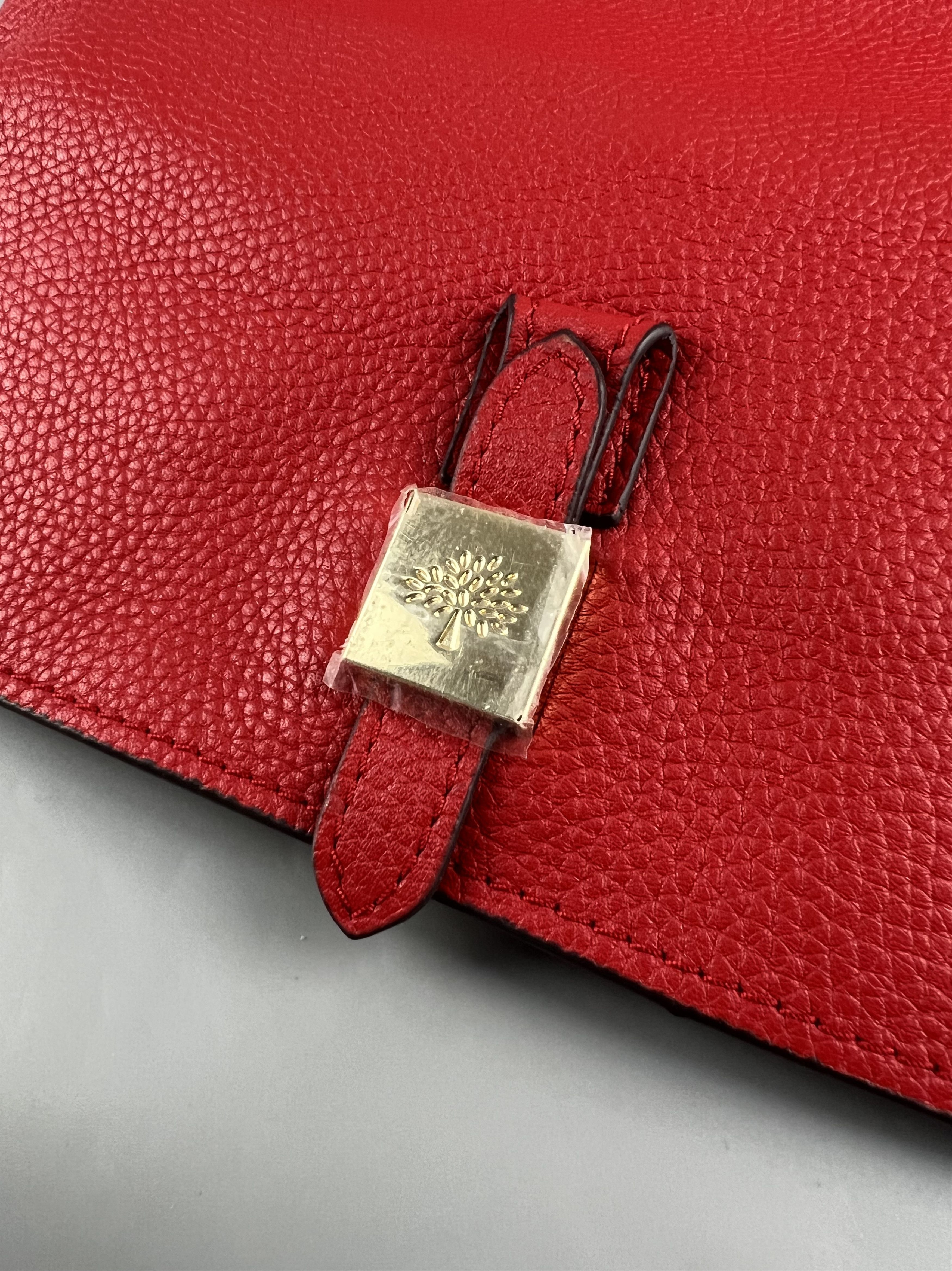 Mulberry Mulberry Red Leather Crossbody Bag Convertible Clutch Size ONE SIZE - 4 Thumbnail