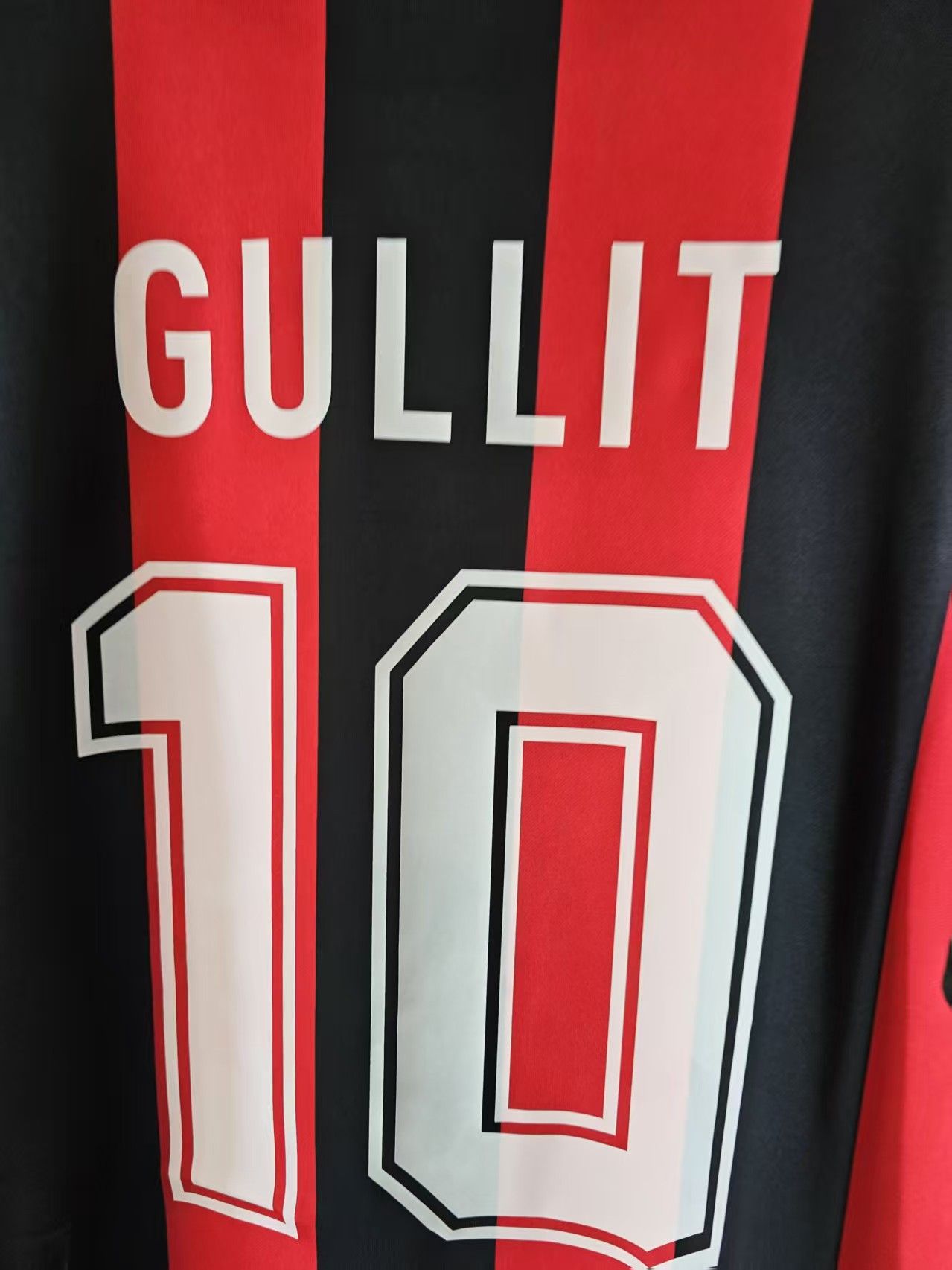 Other #10 Ruud Gullit Jersey 1991 1992 AC Milan Home Size US XL / EU 56 / 4 - 6 Thumbnail