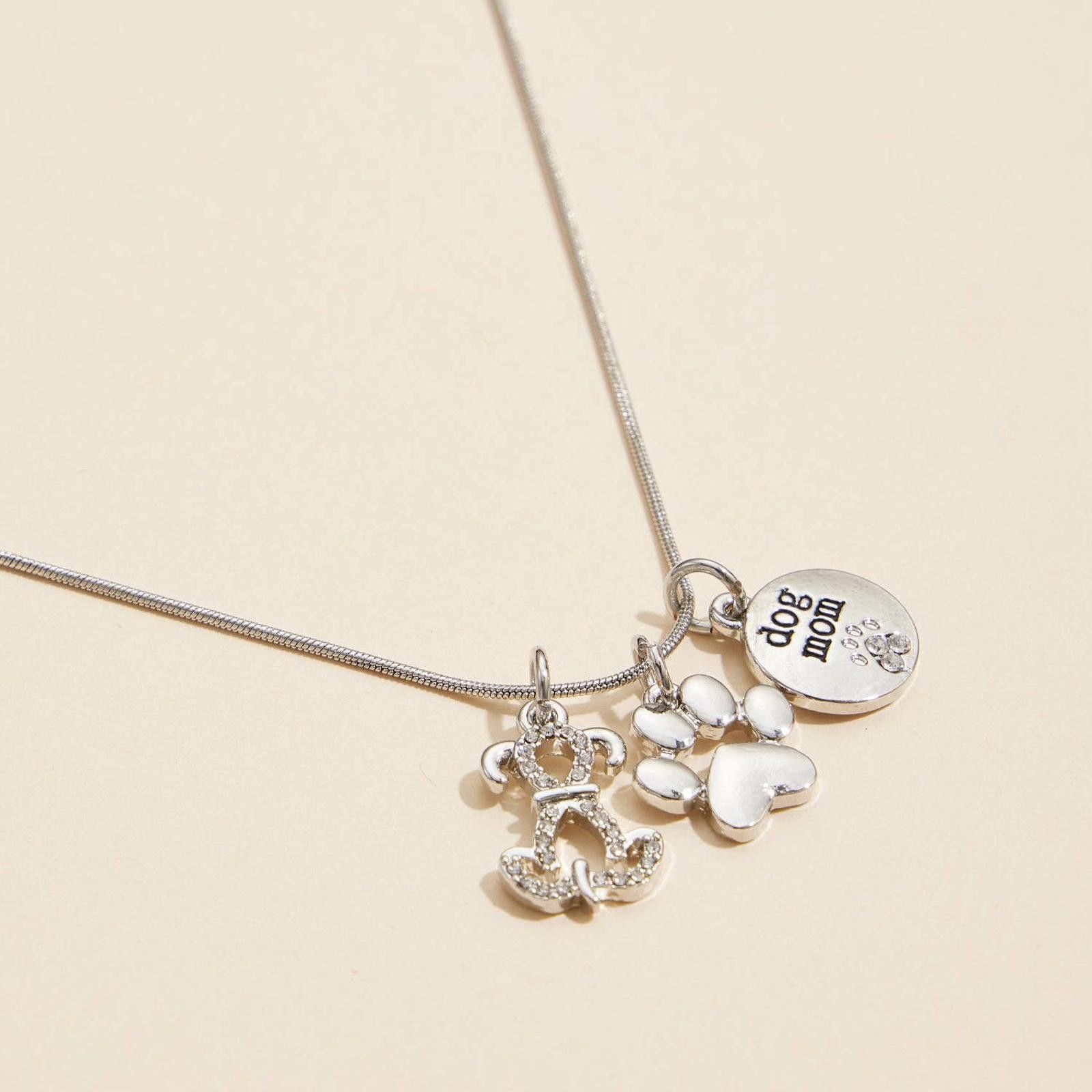 Other Gold Dipped 18K Dog Mom Charm Necklace Size ONE SIZE - 4 Thumbnail
