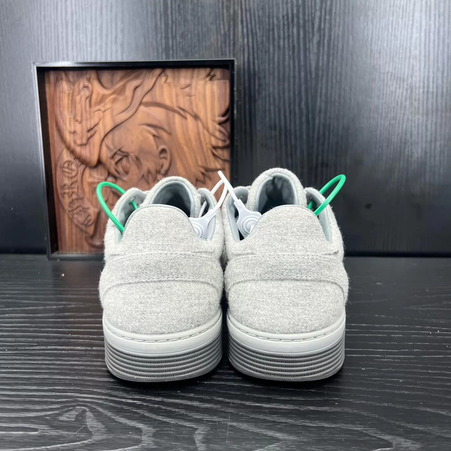 Chanel Chanel 24B Wool Gray Low-top Sneakers 38.5 Like New Size US 8 / IT 38 - 4 Thumbnail