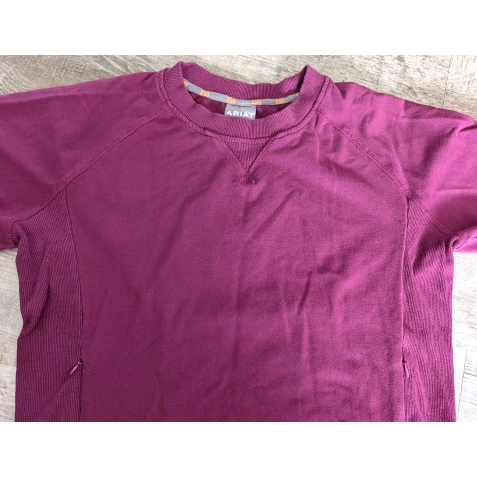Ariat Ariat Rebar Workman Washed Fleece Sweatshirt Women’s Size M Crewneck Pullover Sweatshirt Zip Size M / US 6-8 / IT 42-44 - 4 Thumbnail