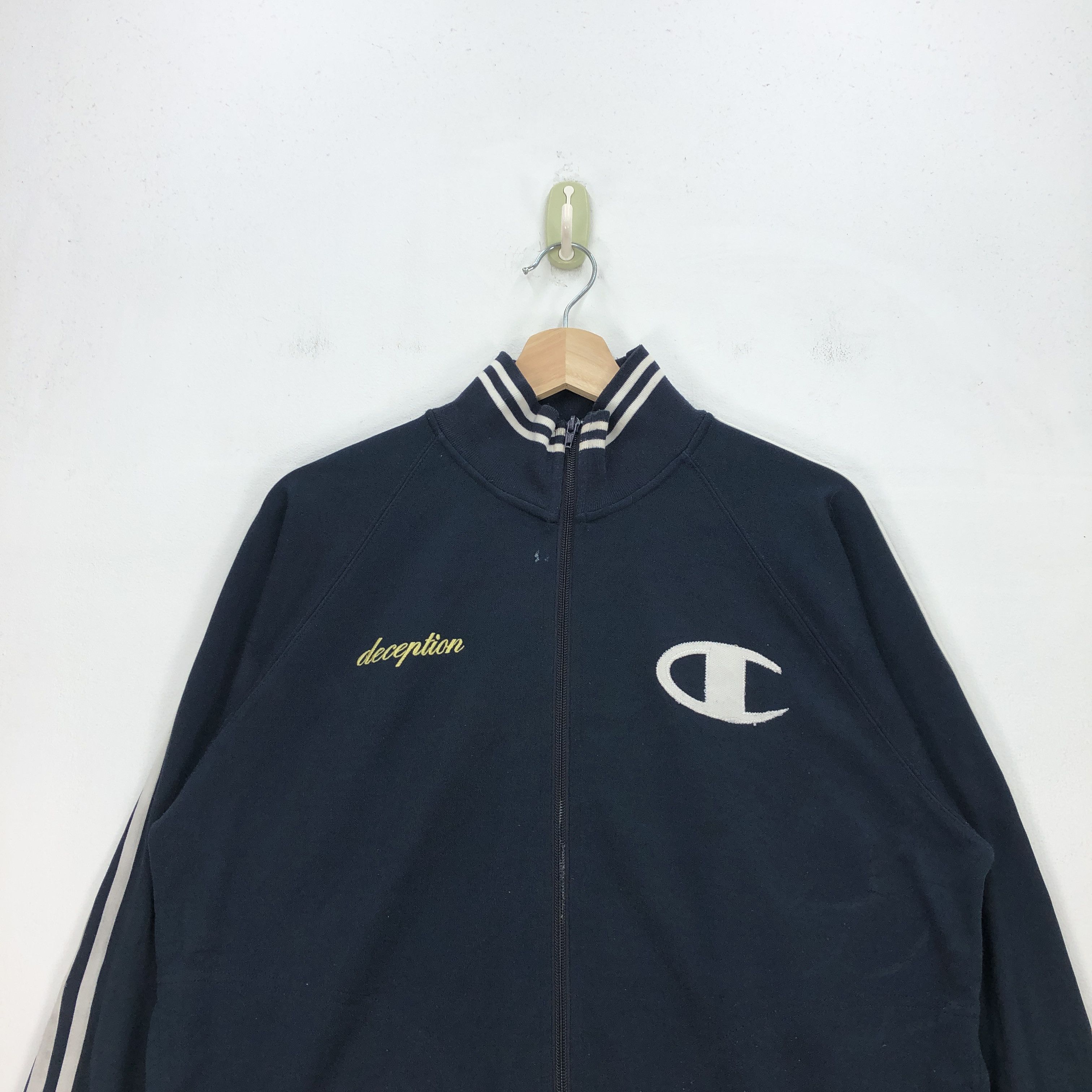 Champion × Vintage Vintage Deception Zipper Sweater Champion Sweatshirt Size US M / EU 48-50 / 2 - 3 Thumbnail