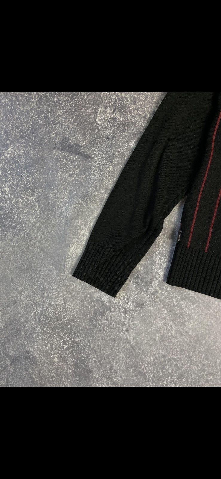 Versace Jeans Couture × Vintage Mens Vintage Versace Jeans Couture Knited Striped Sweater Size US S / EU 44-46 / 1 - 12 Thumbnail