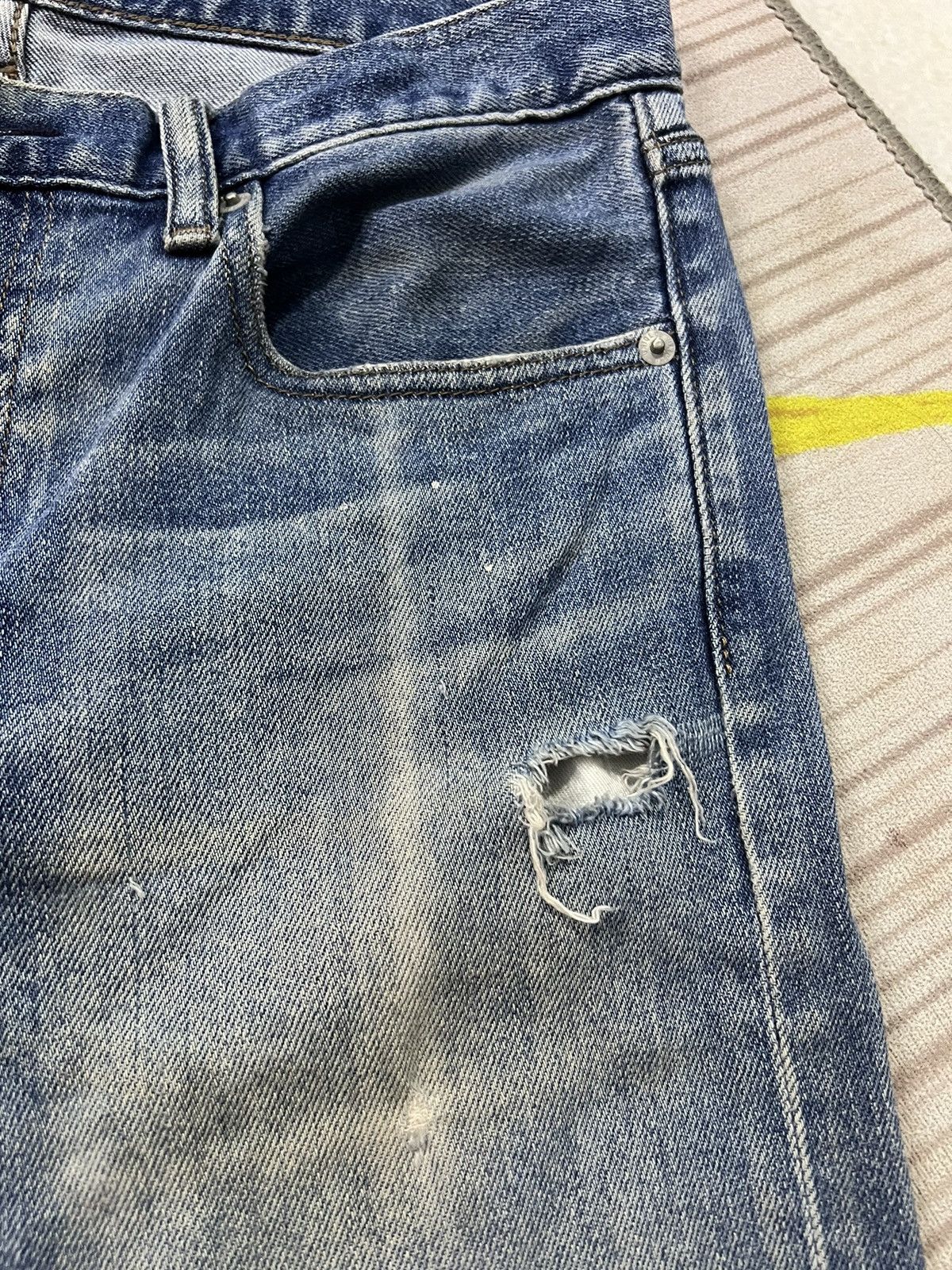 Japanese Brand × Seditionaries × Uniqlo UNIQLO DISTRESSED DENIM VERY RARE Size US 30 / EU 46 - 5 Thumbnail