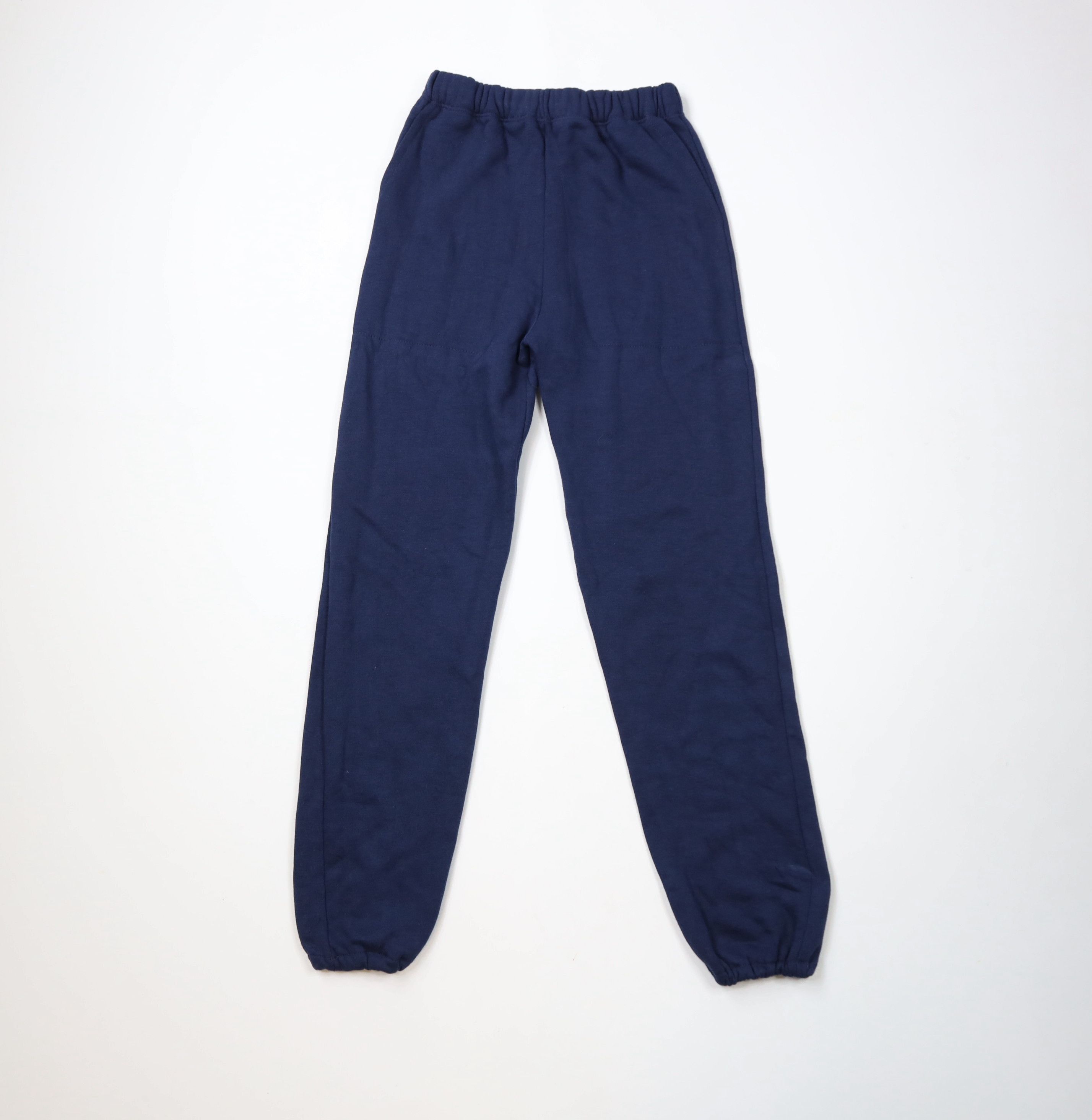 Vintage Vintage 90s Streetwear Cuffed Sweatpants Joggers Blue USA Size US 34 / EU 50 - 1 Thumbnail