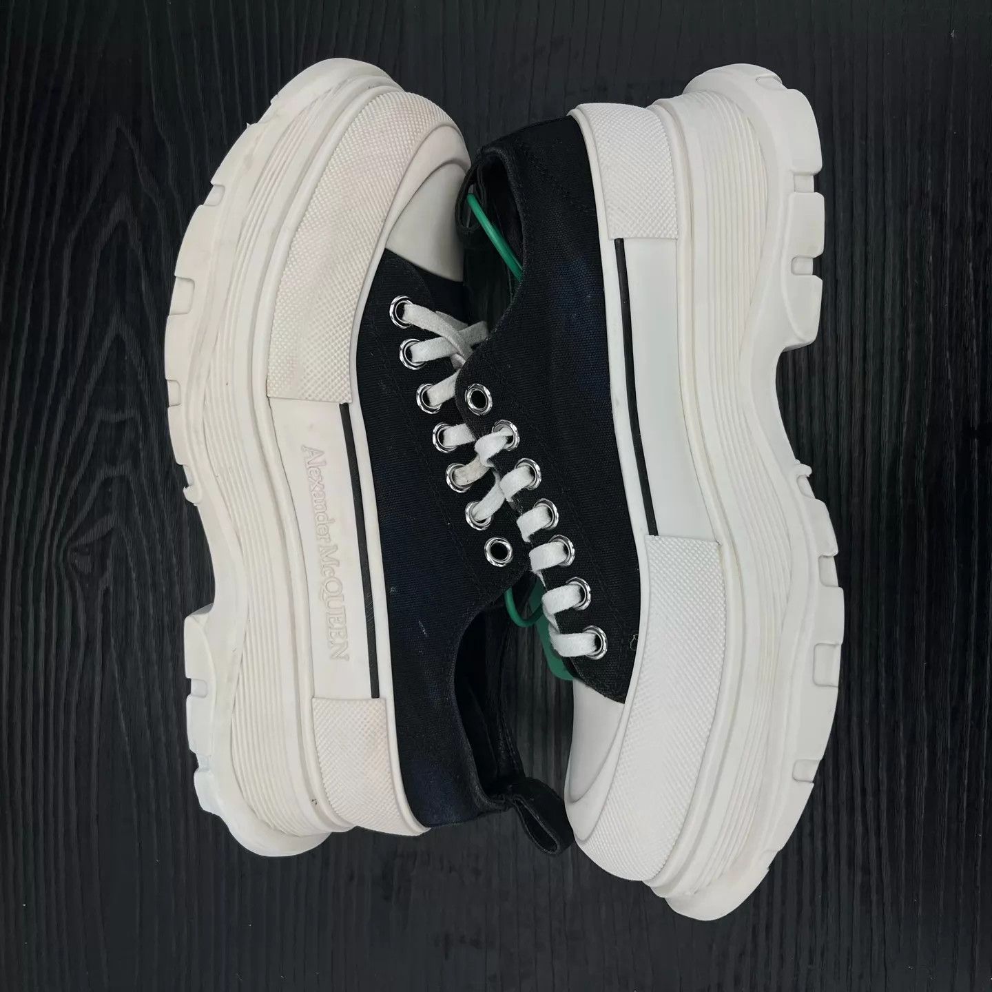 Alexander McQueen McQueen Black & White Martin Boots 41.5 Like New Size US 8.5 / EU 41-42 - 2 Thumbnail