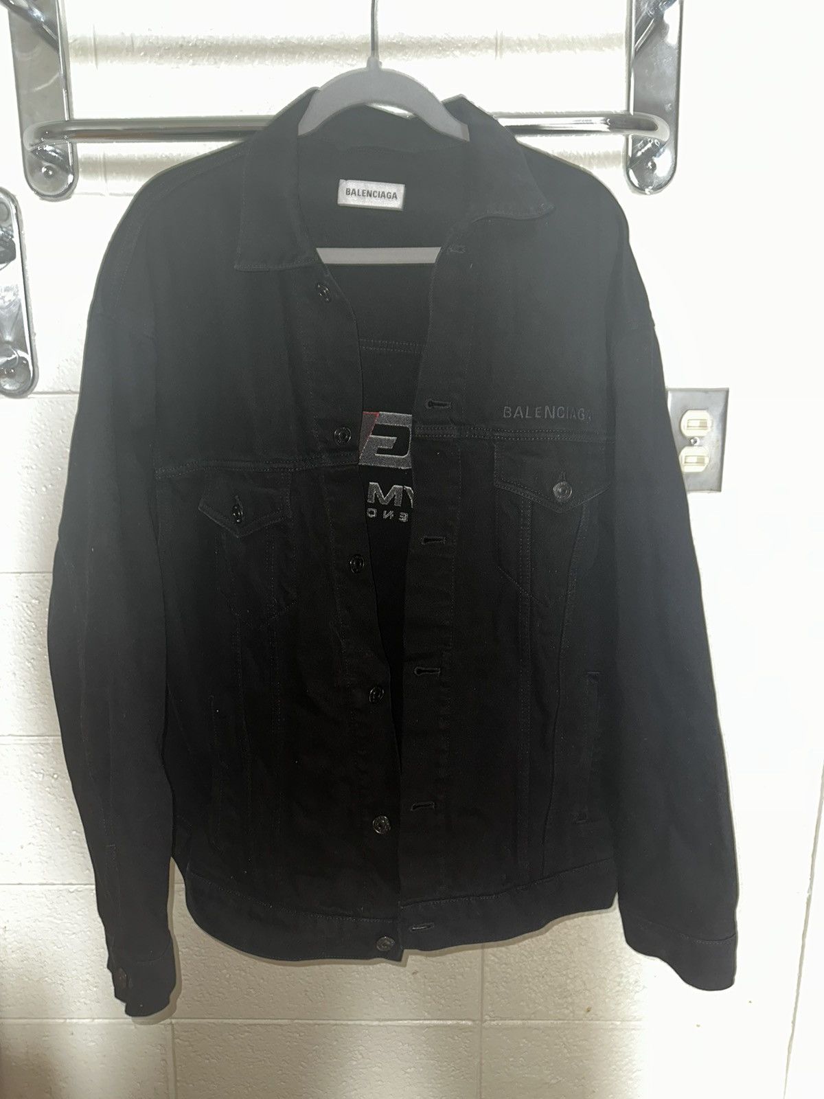 Balenciaga Balenciaga Gym Wear Denim Jacket Size US S / EU 44-46 / 1 - 2 Thumbnail