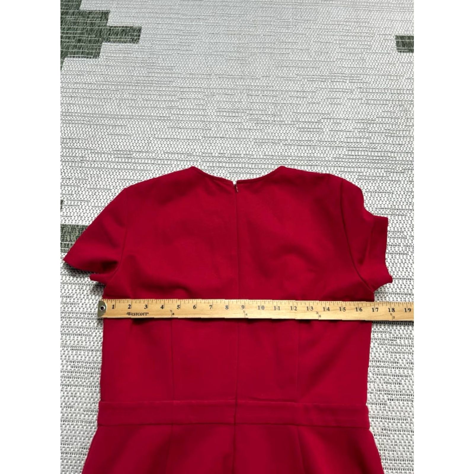 Brooks Brothers Brooks Brothers Dress Womens M Red Blouson Shirt Sleeve Knee Length A-Line Vintage: No Size M / US 6-8 / IT 42-44 - 7 Thumbnail