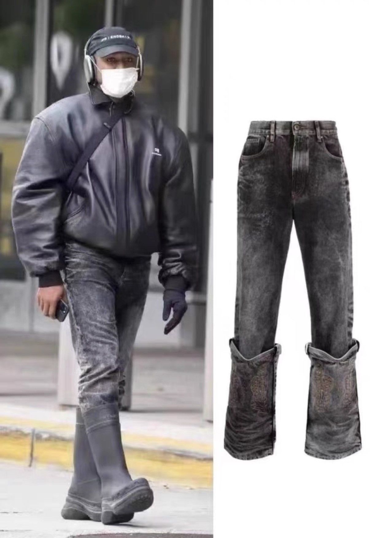 Y/Project Y/Project 21FW Washed Embroidered Straight-Leg Denim Size US 30 / EU 46 - 5 Thumbnail