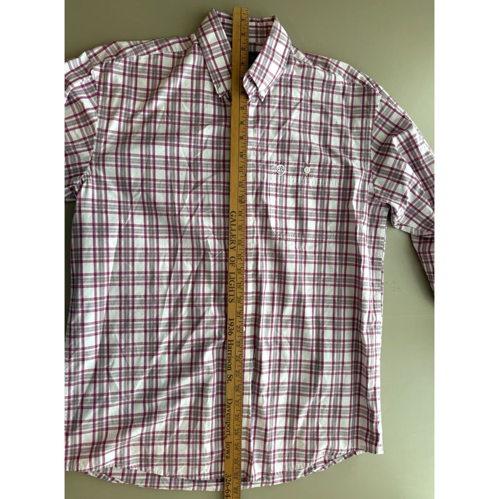 Wrangler VINTAGE Wrangler George Strait Collection Cowboy Shirt Long Sleeve Button Pink Plaid M Size US M / EU 48-50 / 2 - 7 Thumbnail