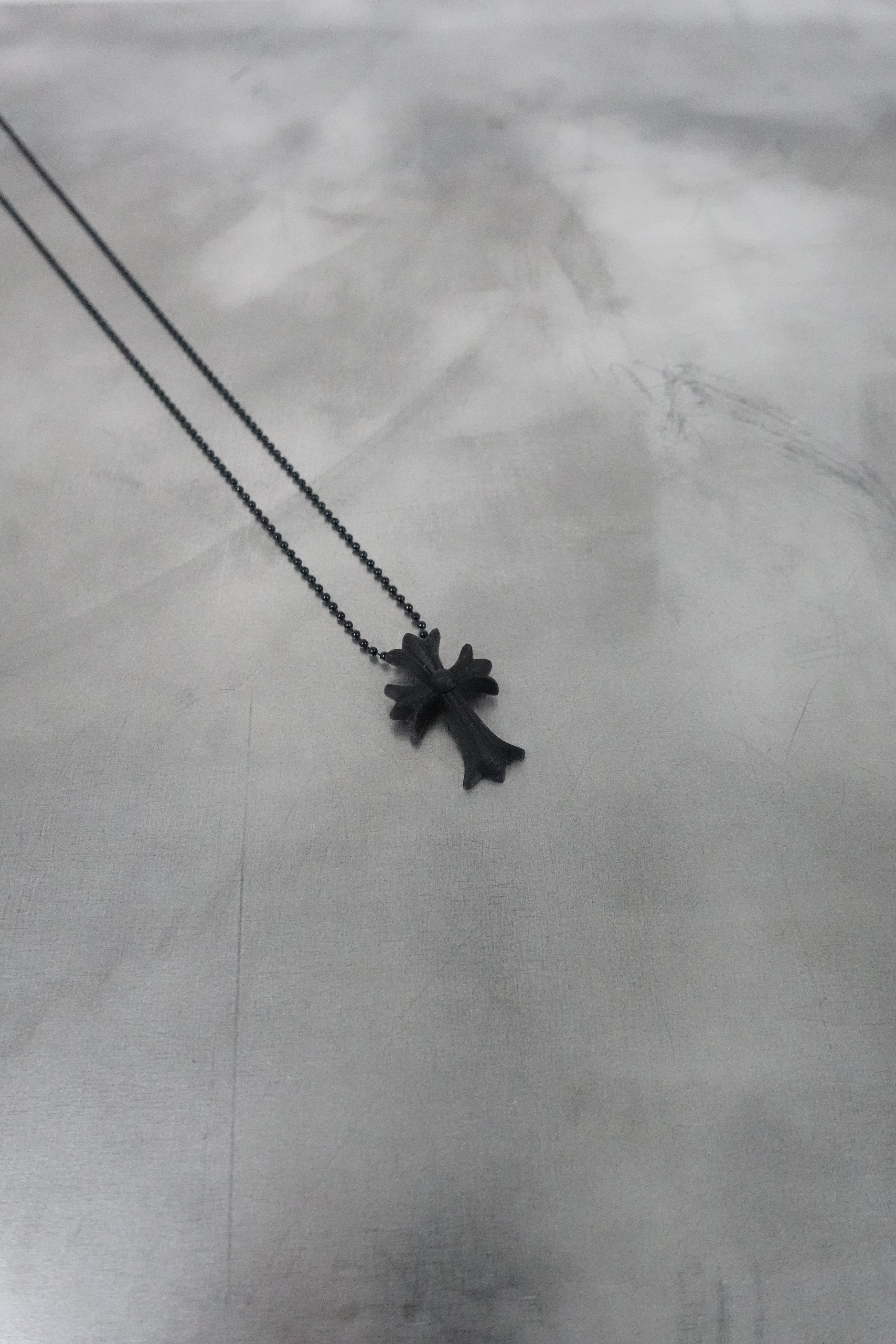 Chrome Hearts CHROME HEARTS SILICHROME NECKLACE BLACK Size ONE SIZE - 2 Thumbnail