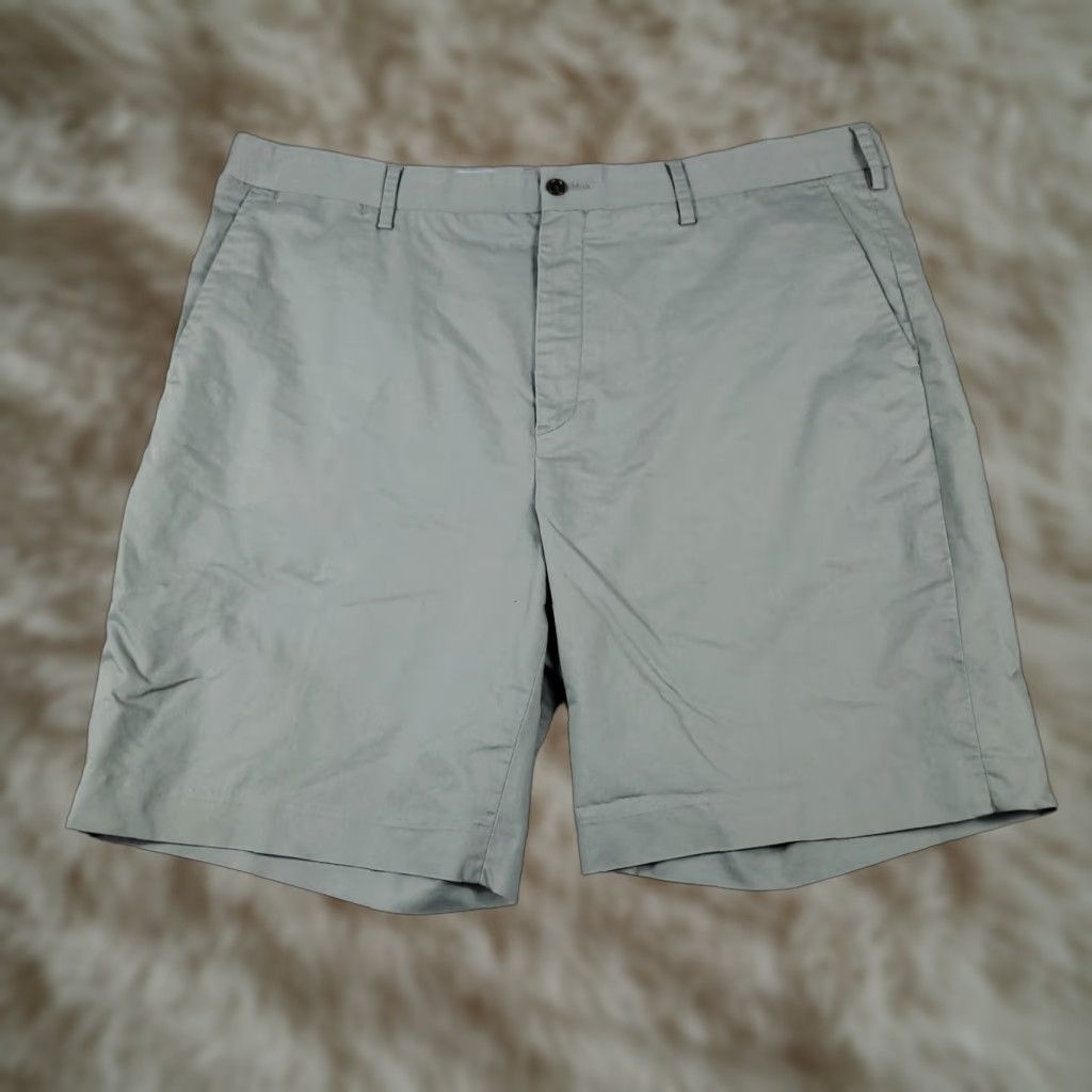 Ralph Lauren VINTAGE Ralph Lauren Men's Shorts Waist 40 Gray Chino Flat Front Casual Classic Size US 40 / EU 56 - 1 Thumbnail