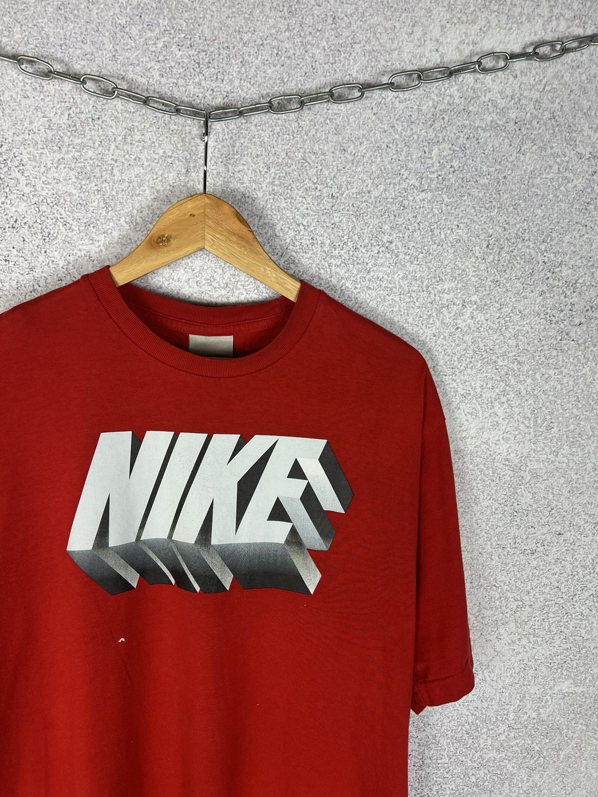 Vintage Vintage 90s Nike 3D Big Logo Tee Size US L / EU 52-54 / 3 - 2 Thumbnail