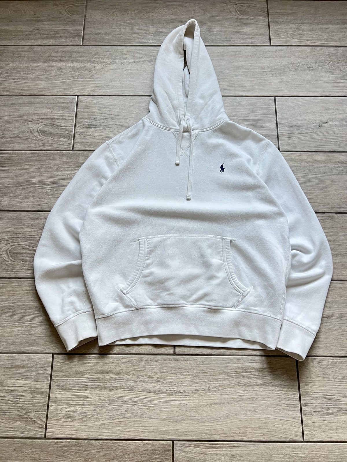 Polo Ralph Lauren Polo Ralph Lauren White Hoodie Old Money Size US S / EU 44-46 / 1 - 2 Thumbnail