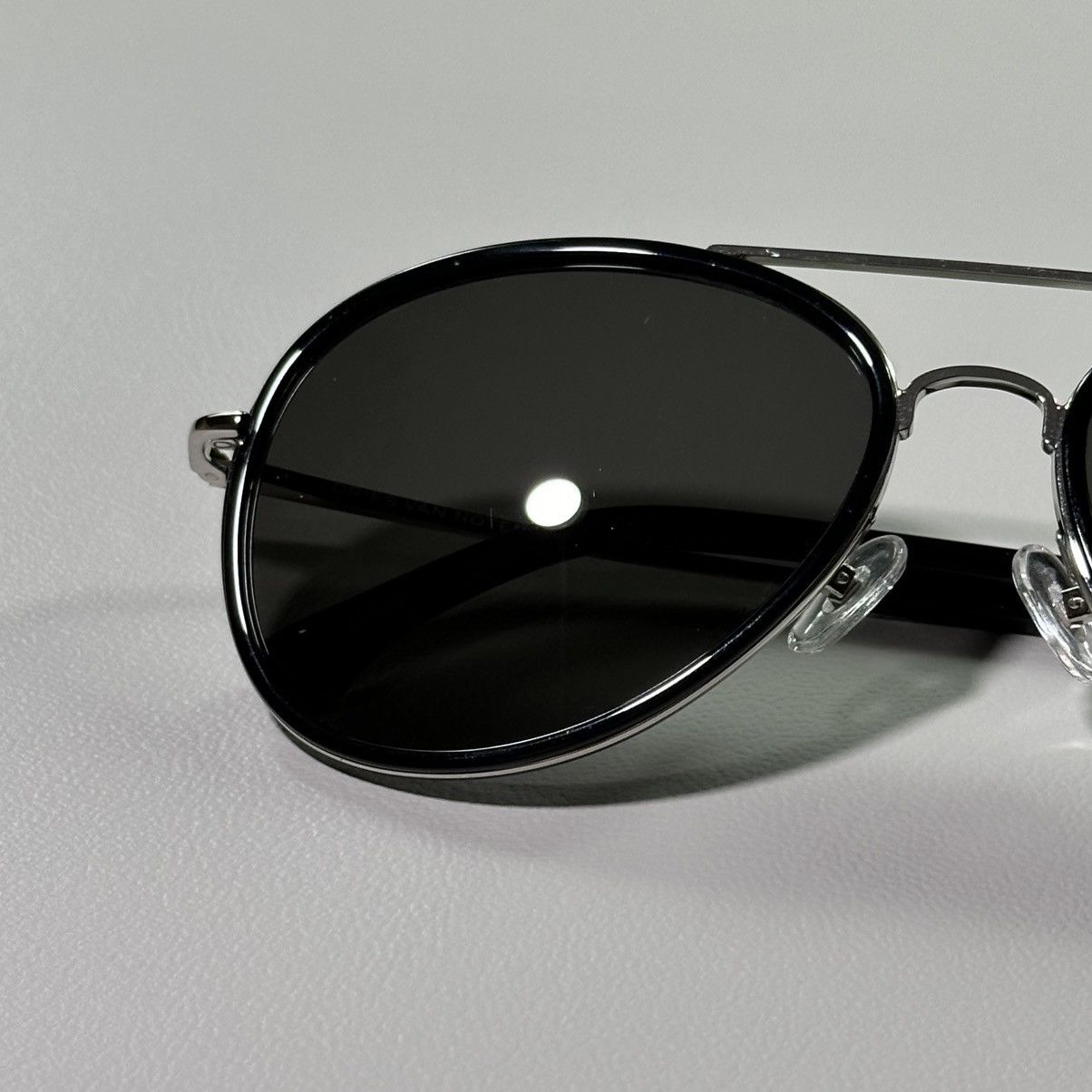 Dries Van Noten × Linda Farrow Linda Farrow x Dries Van Noten DVN/72/1 Aviator Sunglasses Size ONE SIZE - 6 Thumbnail