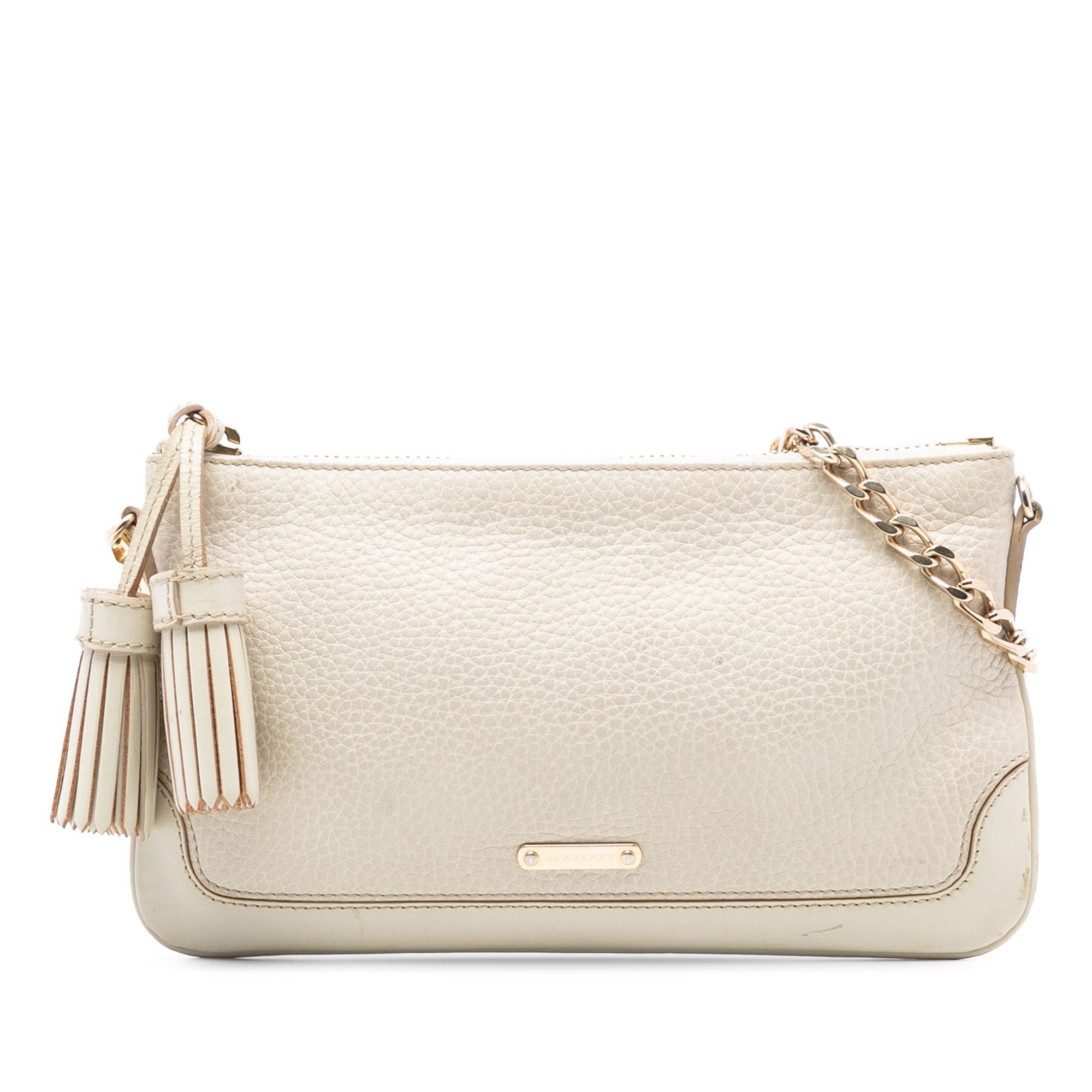 Burberry Burberry Leather Tassel Chain Crossbody Size ONE SIZE - 1 Thumbnail
