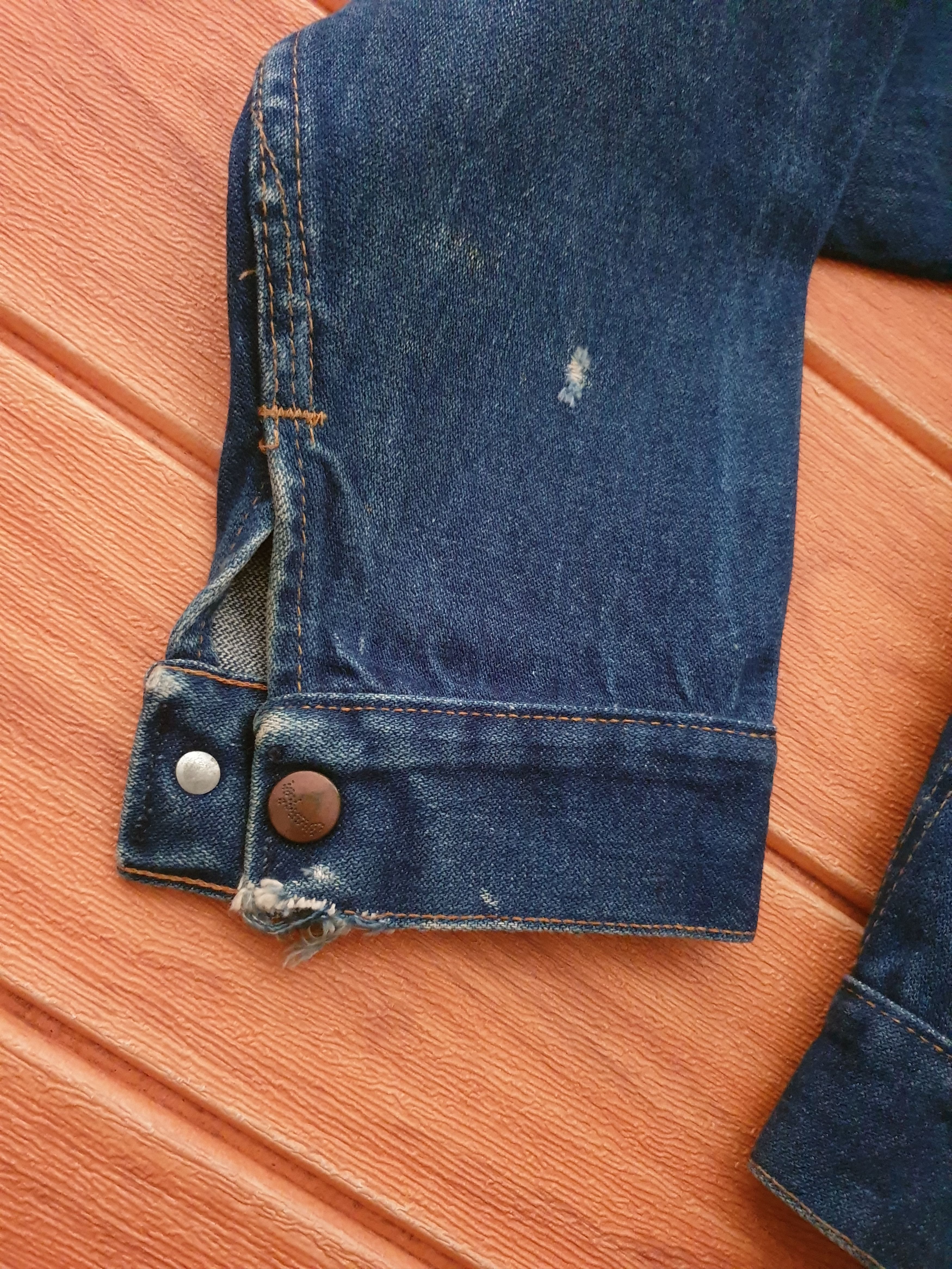 💥Vintage wrangler Made in USA denim jacket