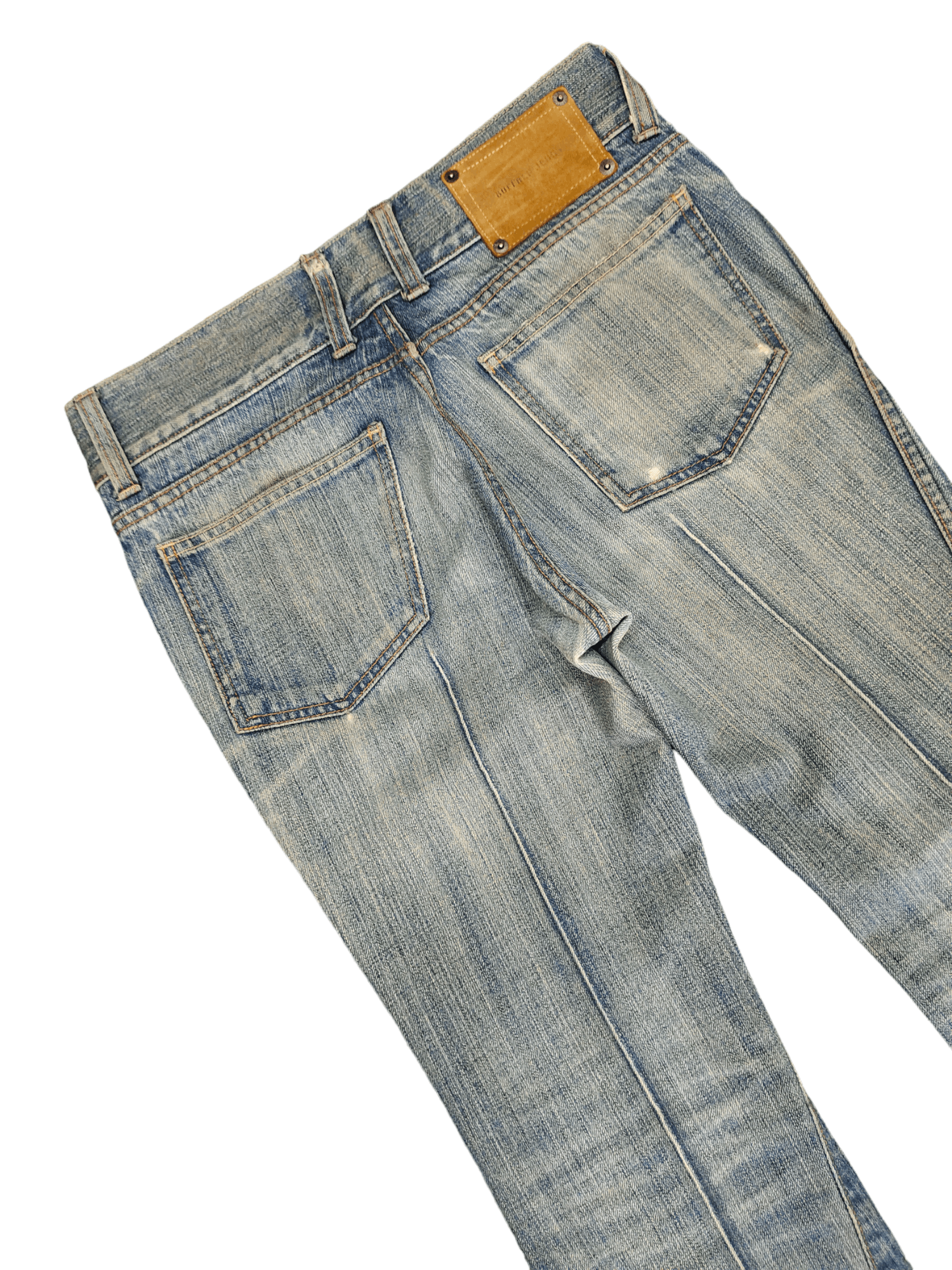 BUFFALO BOBS Flare Jeans Buffalo Spiral Cut Distress Rusty Boot Cut Size US 30 / EU 46 - 15 Thumbnail