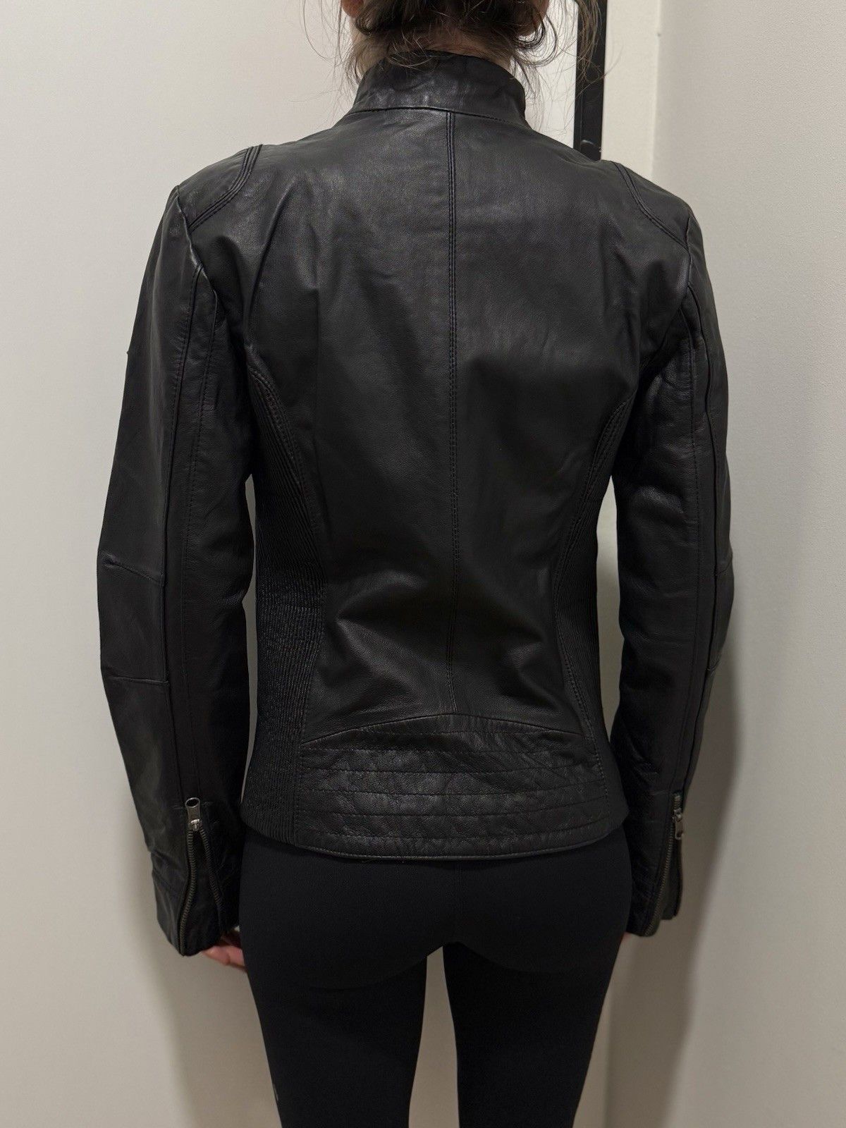 Ferrari × Puma DDP Puma Ferrari Leather Jacket Womens Biker Racing F1 Moto Size S / US 4 / IT 40 - 5 Thumbnail