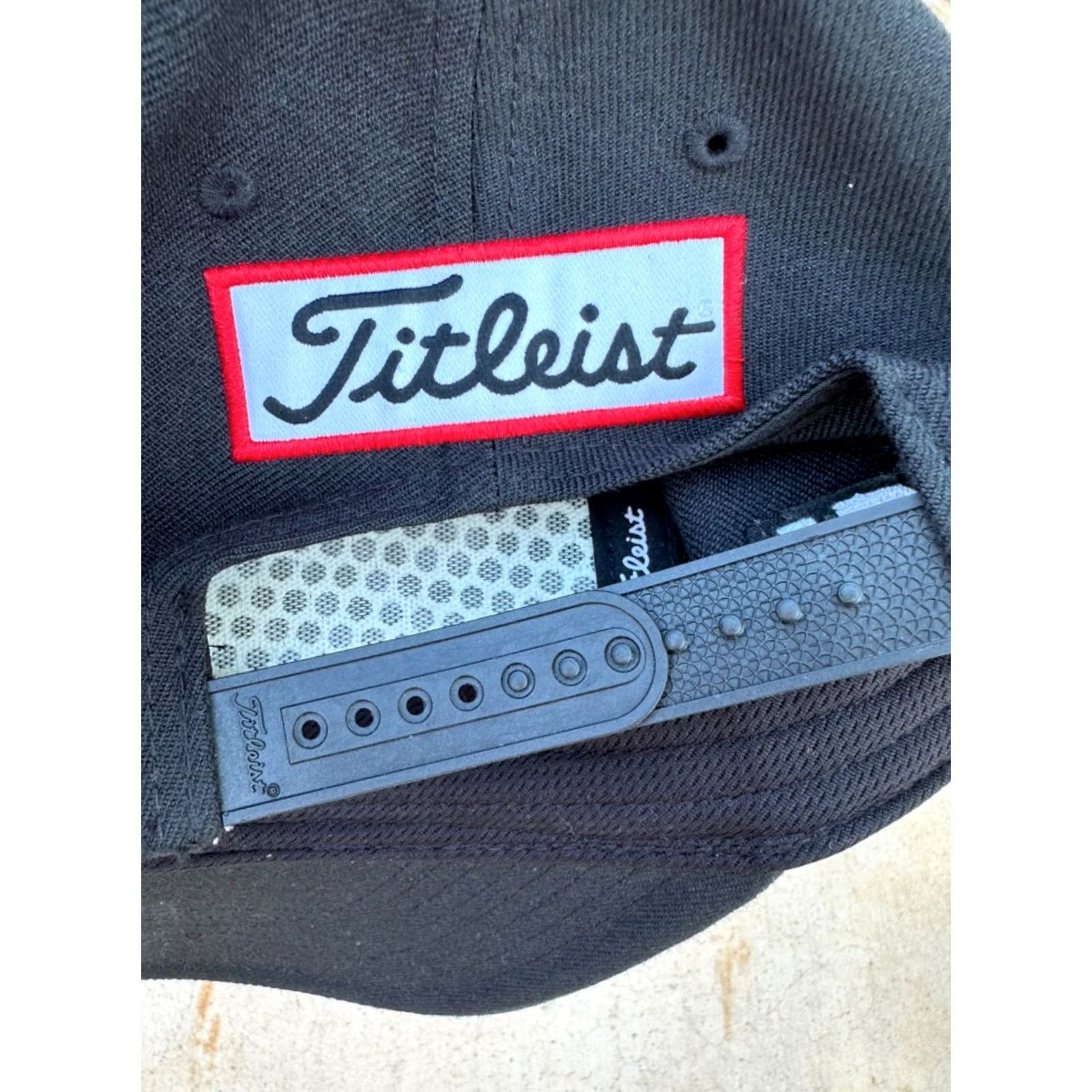 Titleist Titleist Golf Hat Cap Snapback Black Pro V1 FJ Mens One Size Size ONE SIZE - 3 Thumbnail