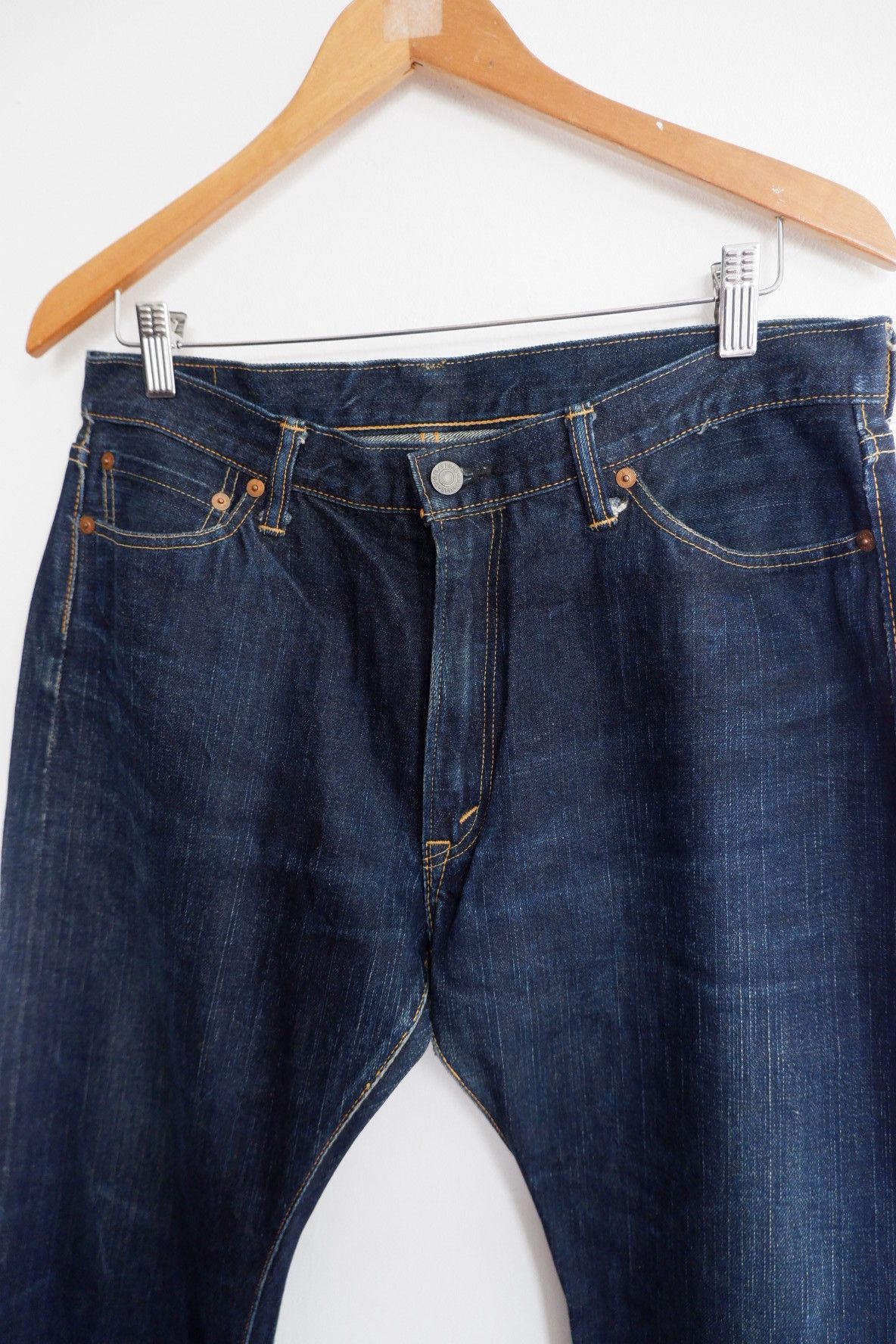 The Flat Head Vintage 2000s The Flat Head Boot Cut Jeans Non Selvedge Size US 32 / EU 48 - 3 Thumbnail
