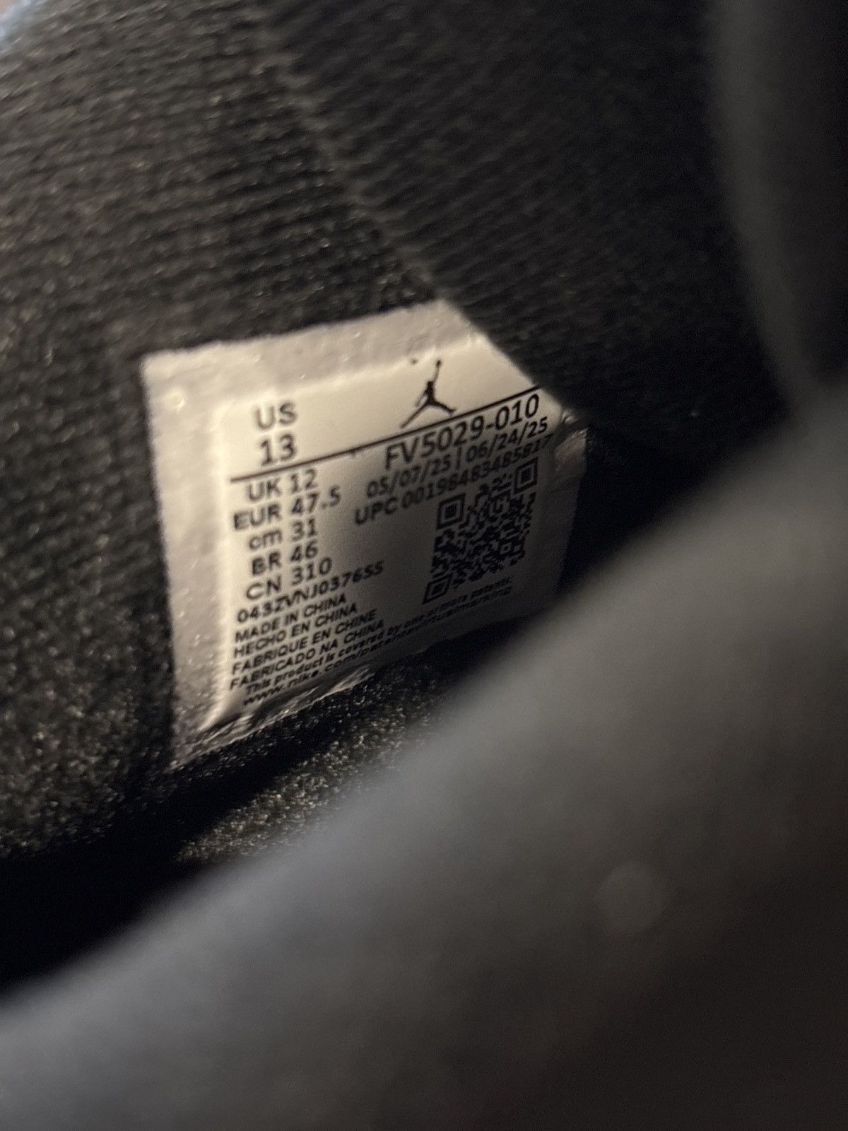 Jordan Brand Jordan 4 Black Cat 2025 Size US 13 / EU 46 - 6 Thumbnail