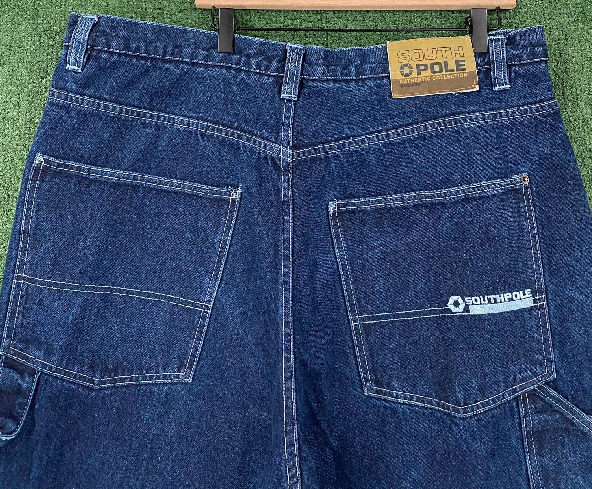 Southpole 90’s Southpole Wide Leg Baggy Carpenter Jeans 39x31 Size US 39 - 6 Thumbnail