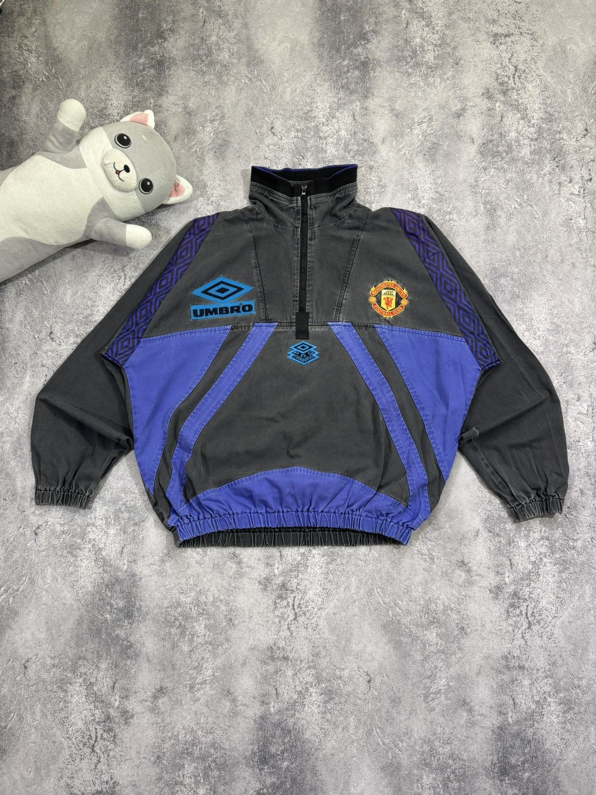 Umbro Vintage 90s Umbro Manchester United Jacket Size US XL / EU 56 / 4 - 1 Thumbnail