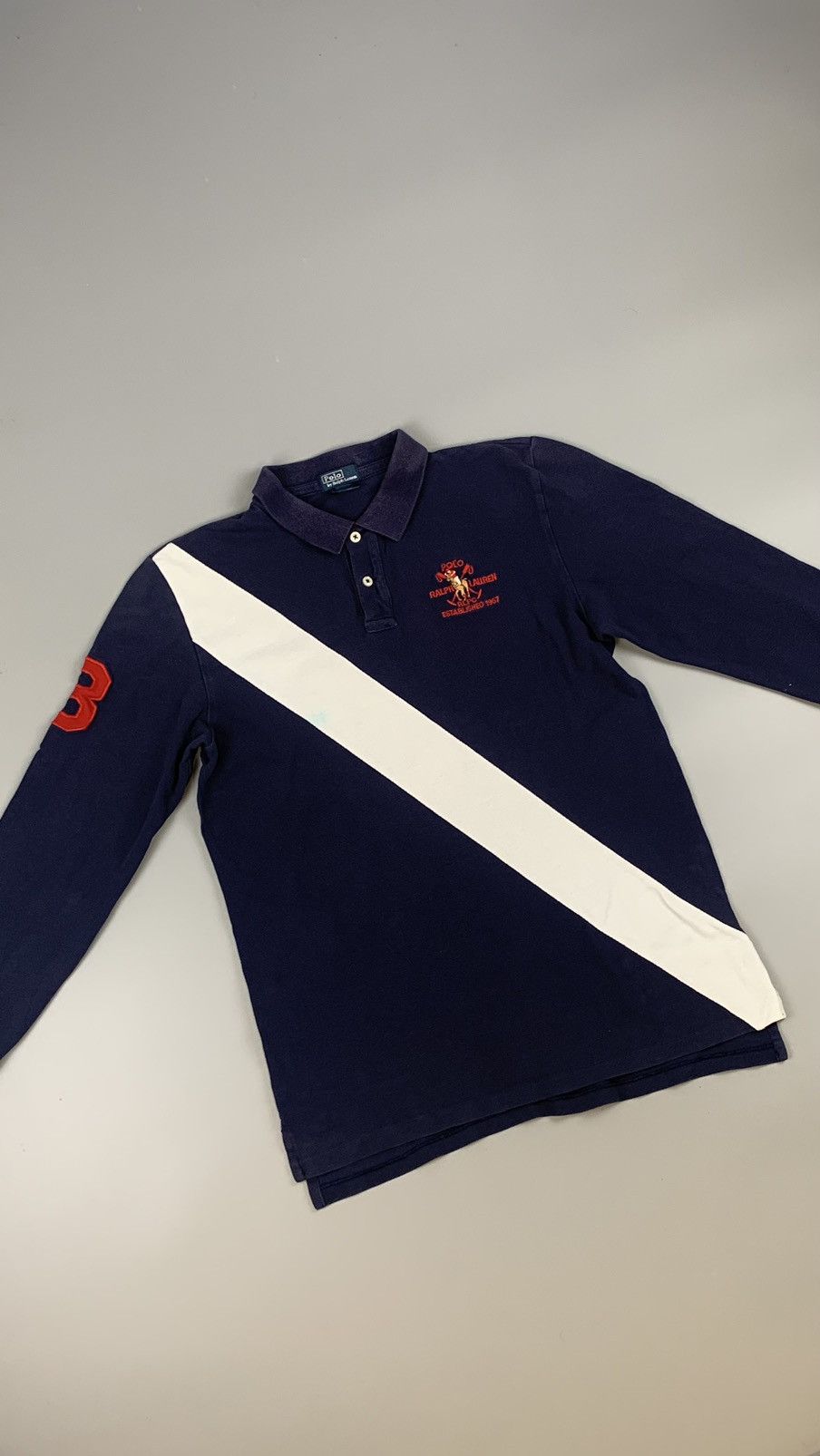Polo Ralph Lauren × Rugby Ralph Lauren × Vintage Vintage Polo Ralph Lauren Rugby Polo Shirt Size US M / EU 48-50 / 2 - 1 Thumbnail