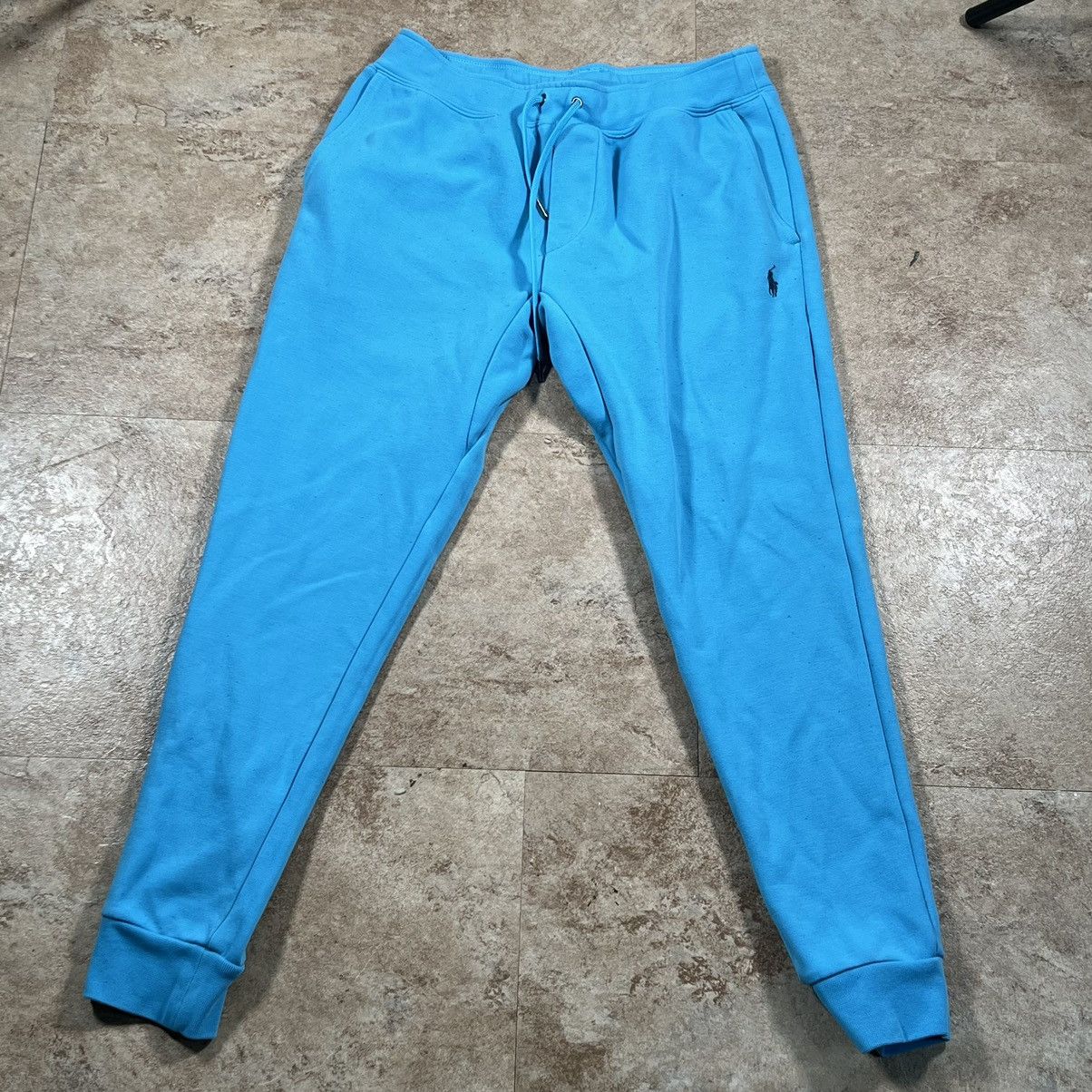 Polo Ralph Lauren Polo Ralph Lauren Light Blue Jogger Sweatpants Size Small Size US 28 / EU 44 - 1 Thumbnail