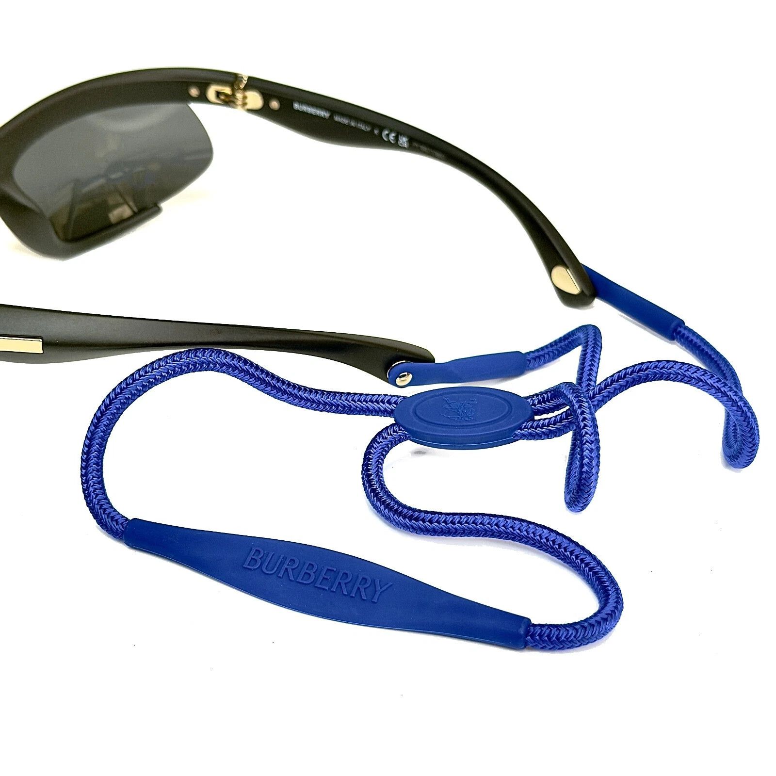 Burberry BURBERRY BE4462 4462 Black Sport Wrap Equestrian Sunglasses Size ONE SIZE - 8 Thumbnail