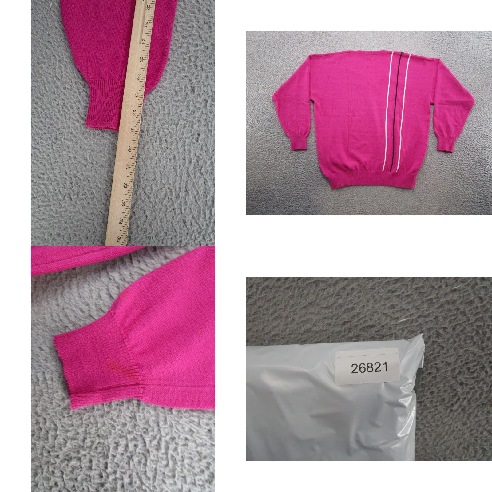 Titleist VINTAGE Titleist Sweater Men's SZ Large Pink Knit Pullover Golf Read Size US L / EU 52-54 / 3 - 8 Thumbnail