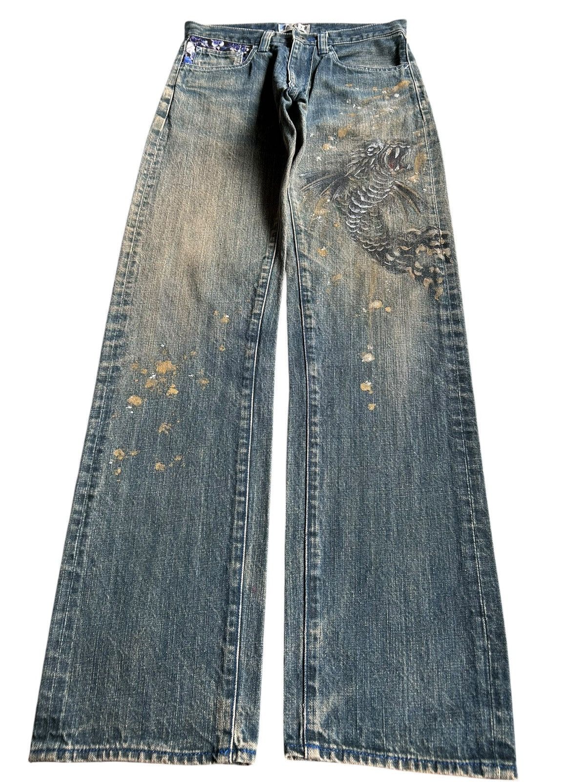 Japanese Brand × Kapital × Vintage RUSTY JAPANESE BRAND KYOTO DENIM JEANS RARE Size US 29 - 5 Thumbnail