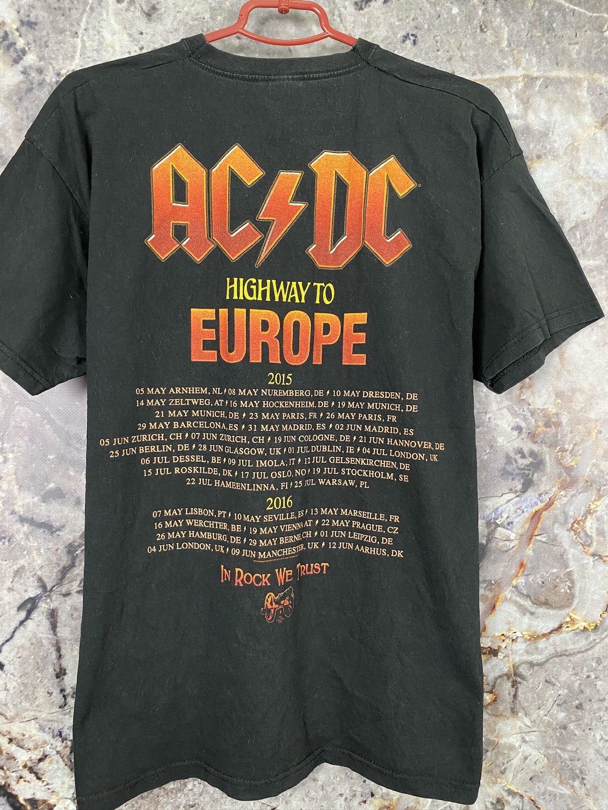 AC/DC × Vintage Men’s T Shirt AC/DC Rock Or Bust 2015-2016 Size XL Size US XL / EU 56 / 4 - 9 Thumbnail