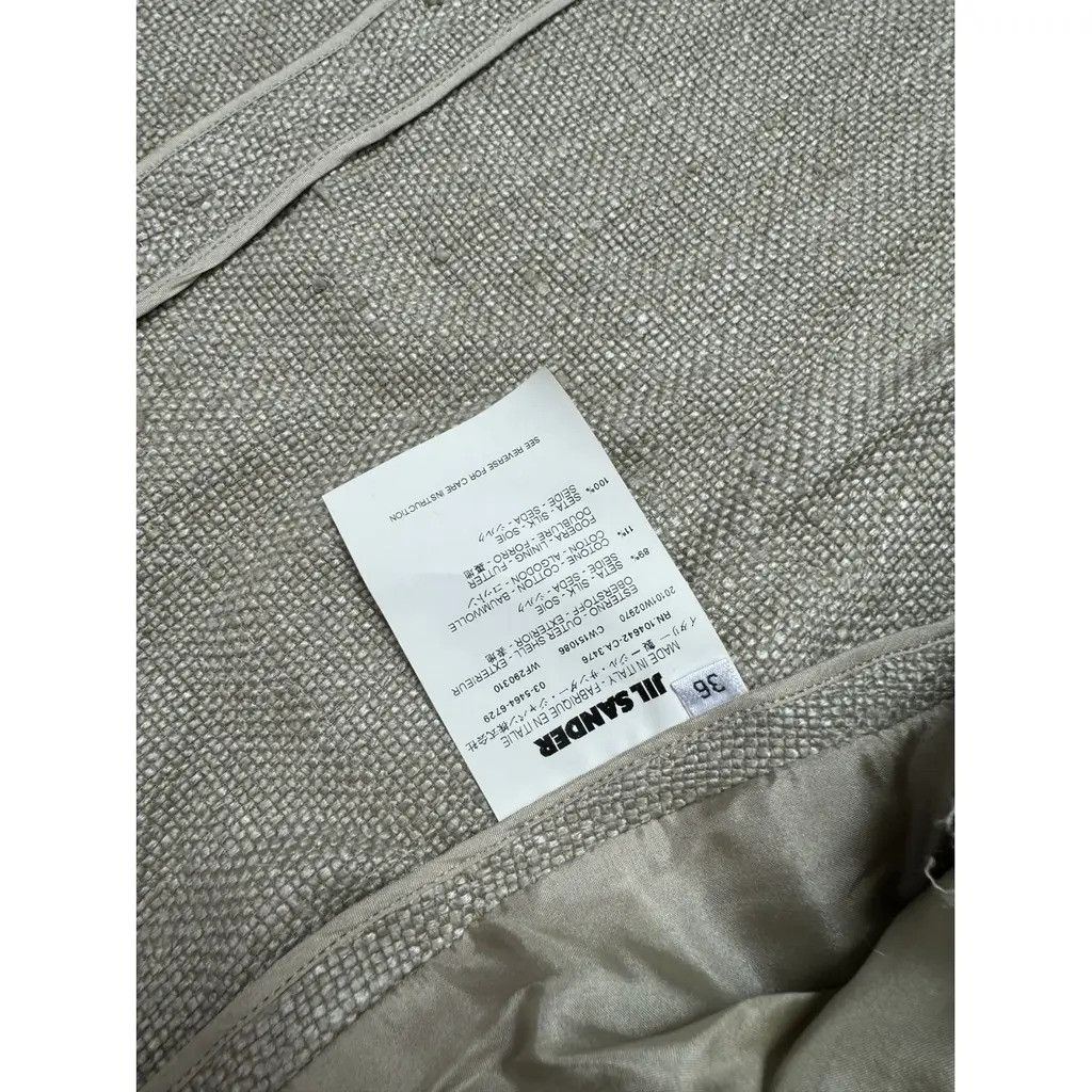 Jil Sander Jil Sander Suit Jacket Beige Size 36 Size XS / US 0-2 / IT 36-38 - 5 Thumbnail